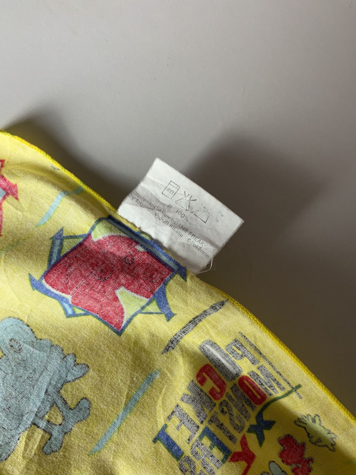 Japanese Brand Vintage Pokemon Pocket Monster Yellow Bandana Size ONE SIZE - 7 Thumbnail