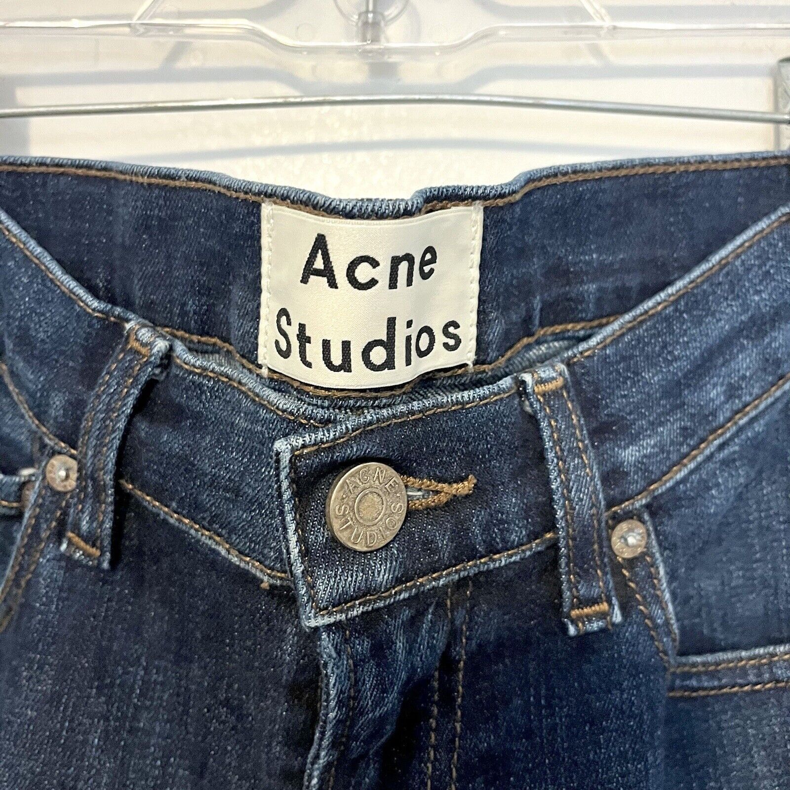 Acne Studios ACNE STUDIOS Ace Tint Jeans Whiskers Fade Effect 30 X34 Size US 30 / EU 46 - 5 Thumbnail