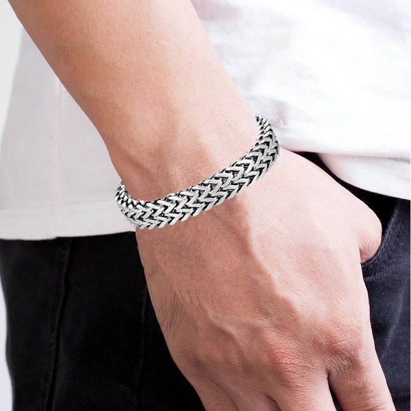 Other Curb Link Chain Bracelet Stainless Steel Punk Gift For Him Size ONE SIZE - 8 Thumbnail