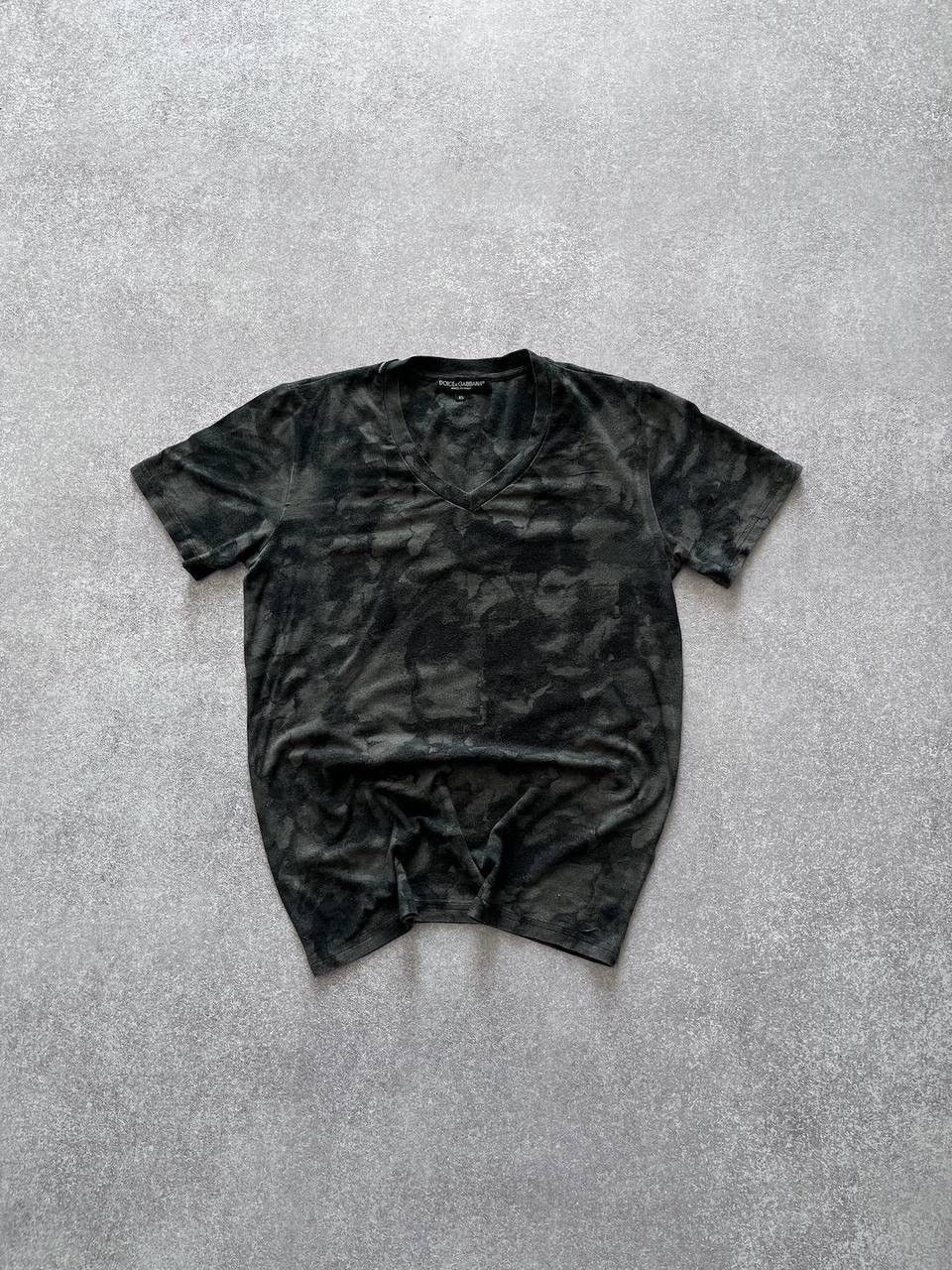 Dolce & Gabbana × Vintage Vintage Dolce & Gabbana Black Camo T-shirt Y2K XS Size US XS / EU 42 / 0 - 2 Thumbnail