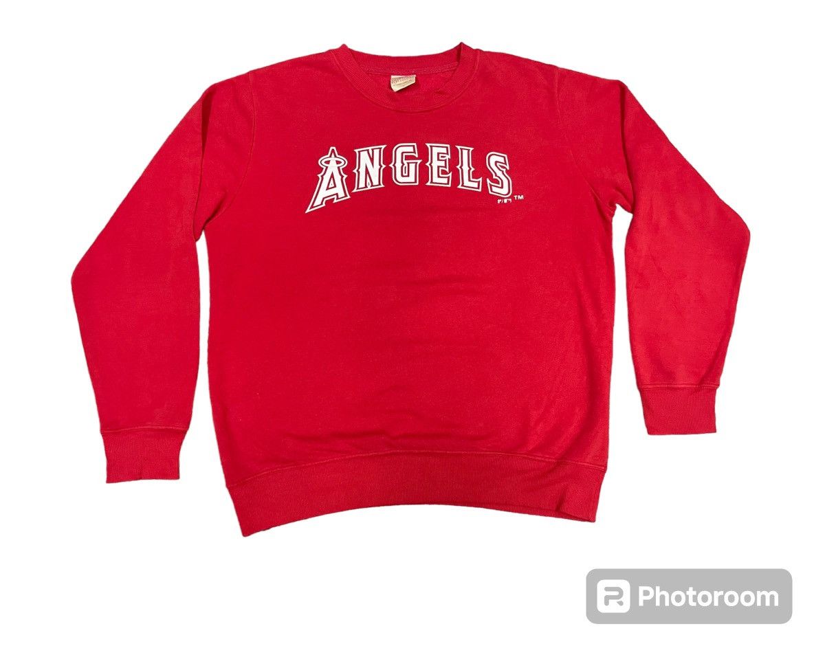 MLB × Vintage Y2K LOS ANGELAS ANGELS CREWNECK Size US L / EU 52-54 / 3 - 2 Thumbnail