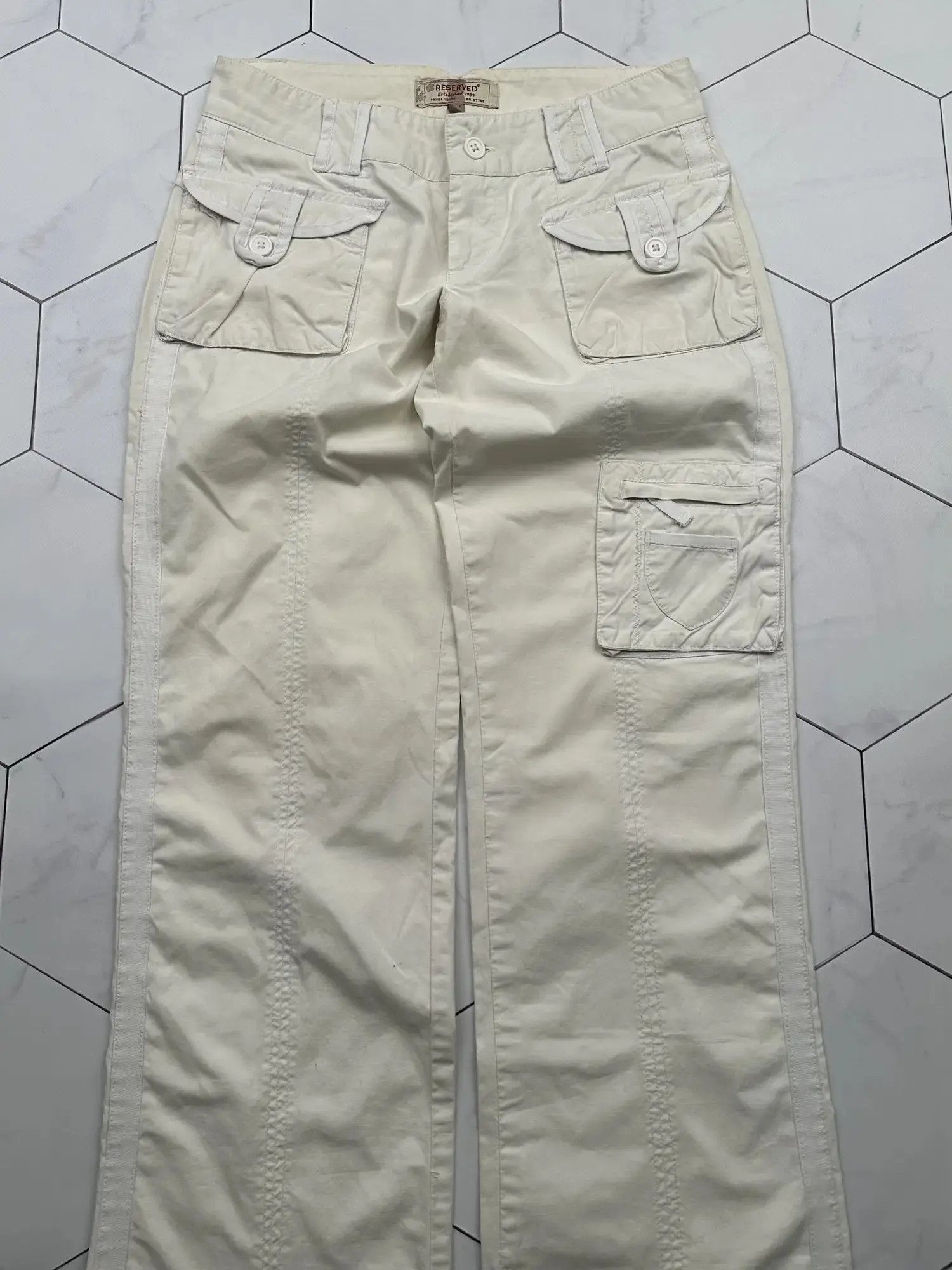 Japanese Brand Vintage Wide Cargo Pants (B533)E2 Size 27" / US 4 / IT 40 - 2 Thumbnail