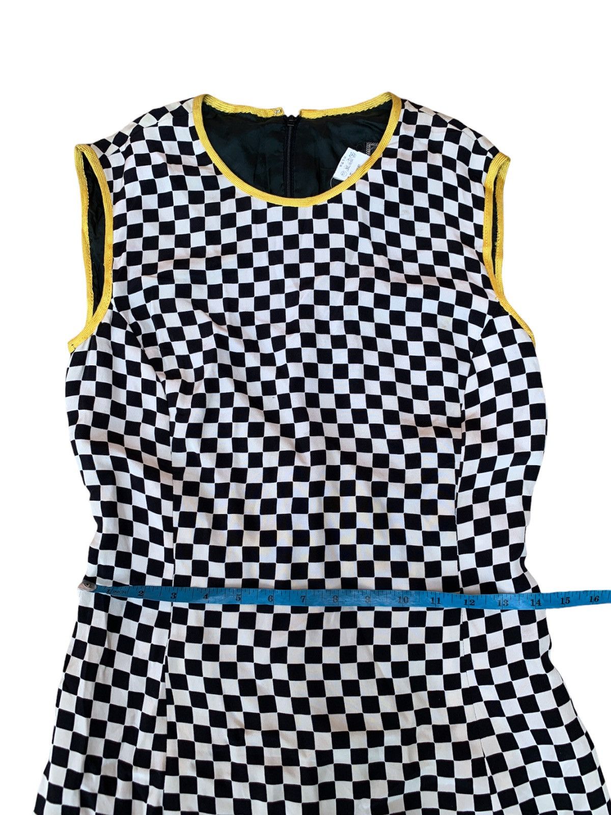 Versace × Vintage F/W 1995 checkerboard very rare Size S / US 4 / IT 40 - 6 Thumbnail