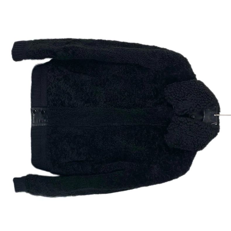 Yves Saint Laurent Saint LaruentLamb wool black jacket 2502-Nextarrow Size XXS / US 00 / IT 34 - 1 Thumbnail