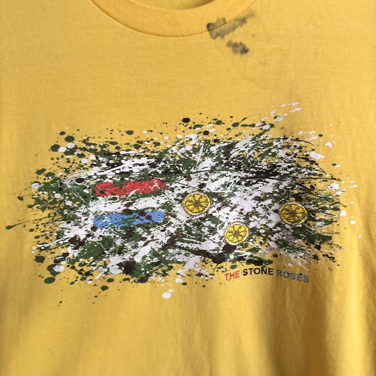 Vintage 🍋Vintage 00’s The Stone Roses Band T-Shirt Punk Y2K Grunge Size US S / EU 44-46 / 1 - 3 Thumbnail