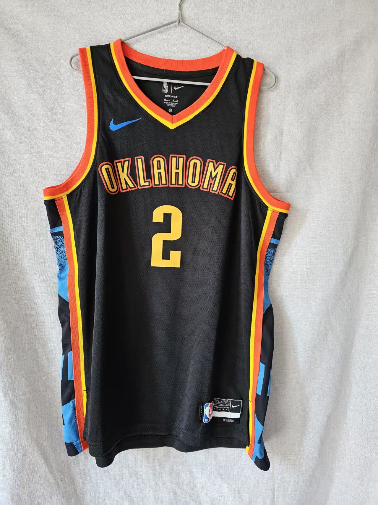 NBA Oklahoma City Thunder 2 Gilgeous-Alexander Jersey Size US XL / EU 56 / 4 - 1 Thumbnail