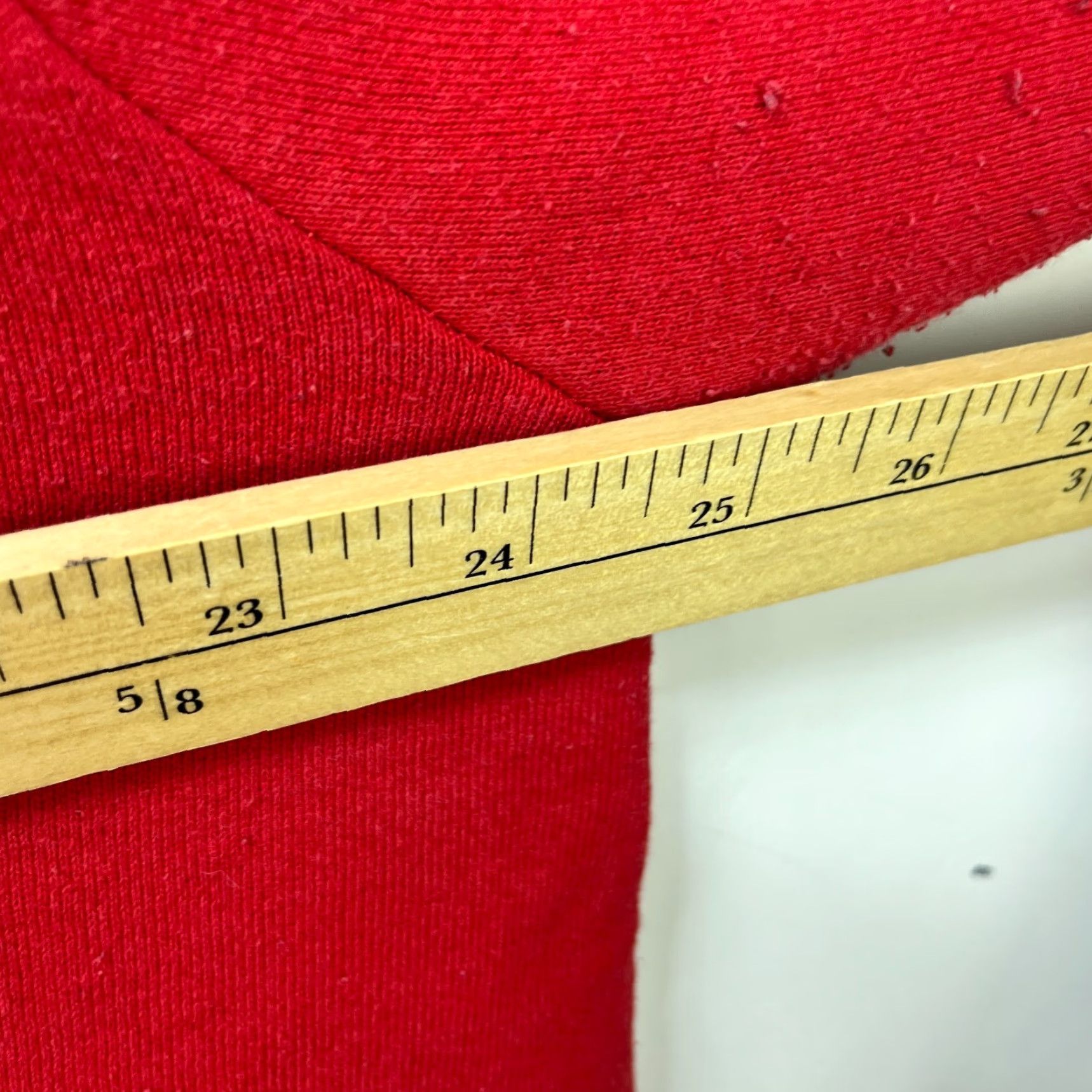 Fruit Of The Loom Vintage Ohio State Buckeyes Raglan Sweatshirt 2XL Red Mens Sweatshirt OSU Raglan 80s Made in USA Size US XXL / EU 58 / 5 - 6 Thumbnail