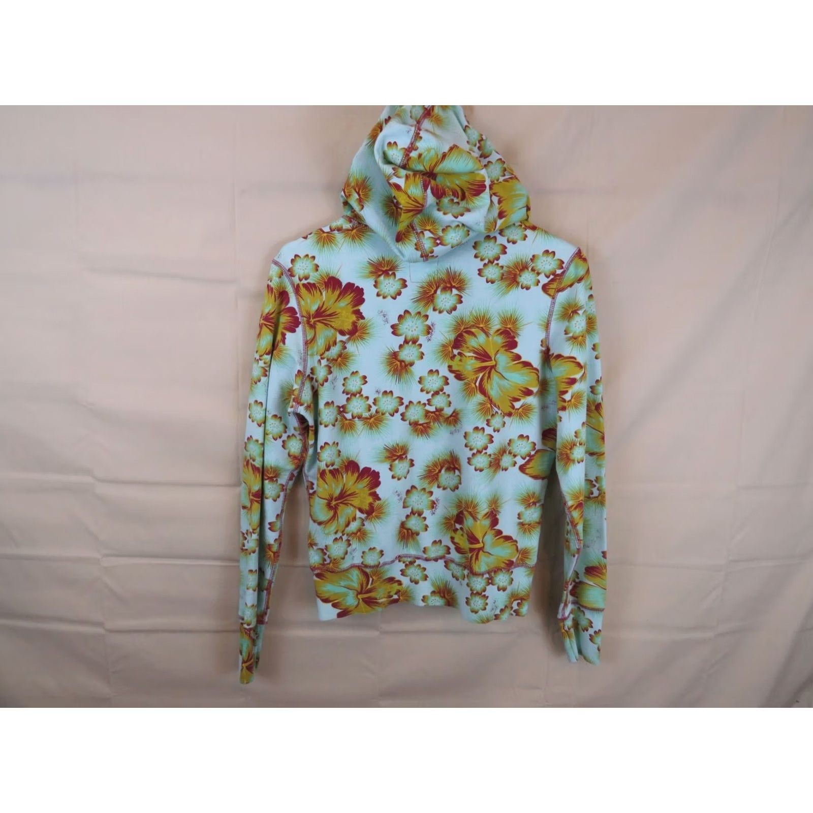 Vintage VINTAGE Girl Yellowstone Park 70s Blue Floral Zip-Front Hoodie Women’s Size S Slim? (no, must use original info) Size L / US 10 / IT 46 - 5 Thumbnail
