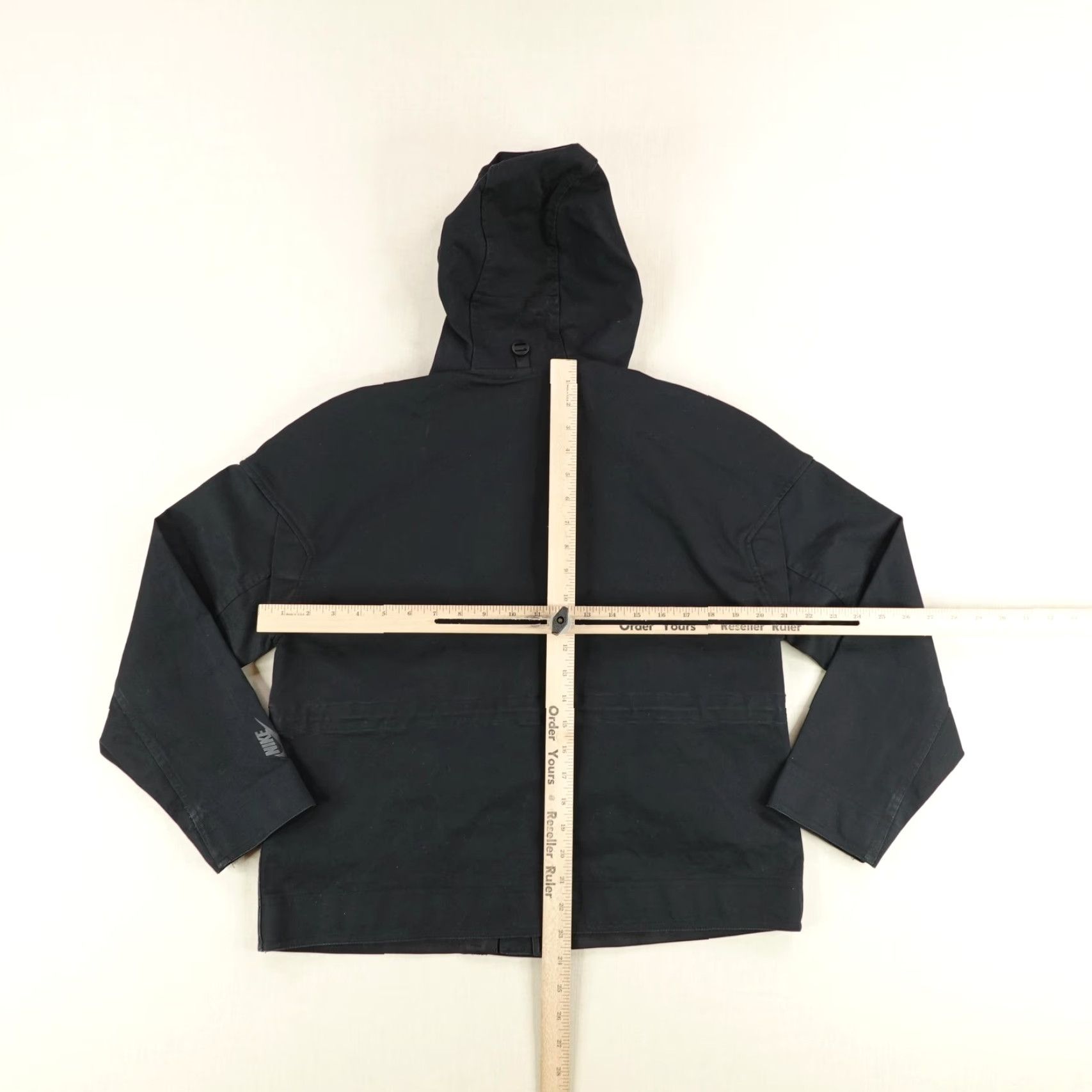 Nike Nike Jacket Women's Parka S Black Cotton Nylon Utility Military Tactical Hooded Size S / US 4 / IT 40 - 5 Thumbnail