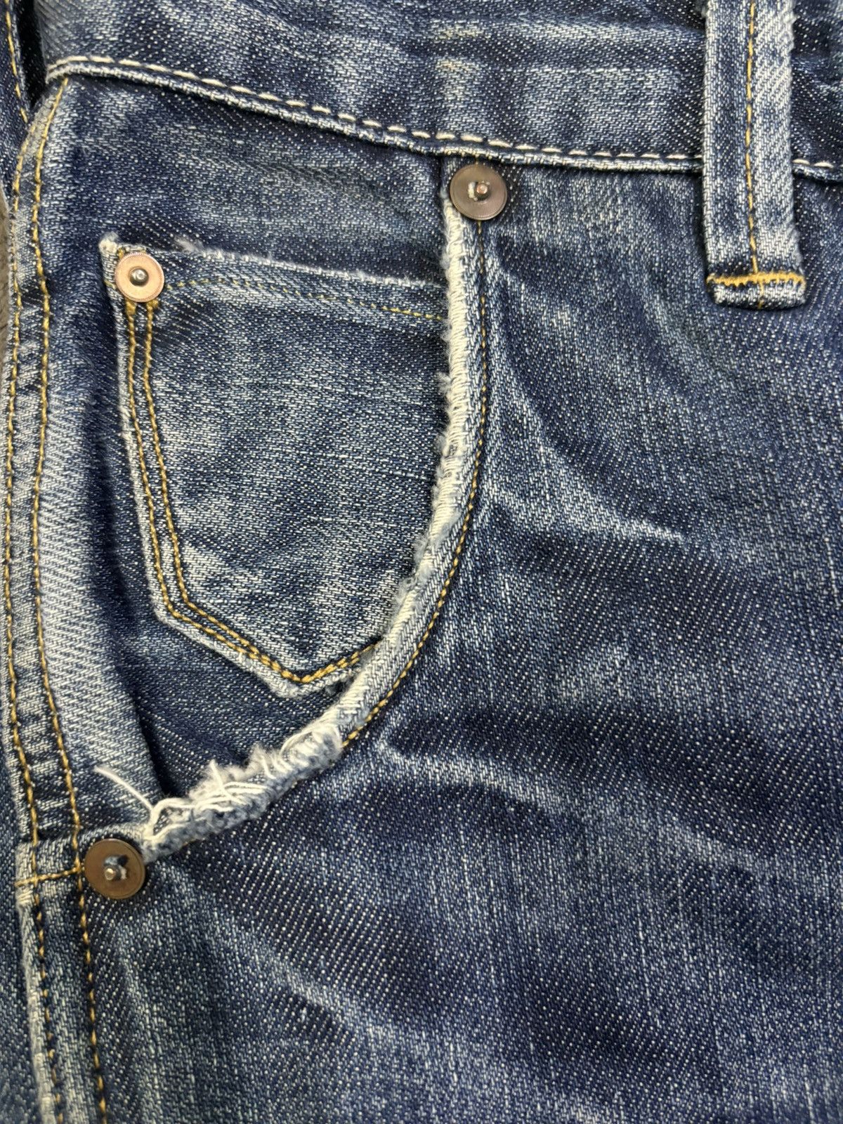 Ralph Lauren Vintage Ralph Lauren Button Fly Blue Faded Loose Fit Jeans Size US 32 / EU 48 - 8 Thumbnail