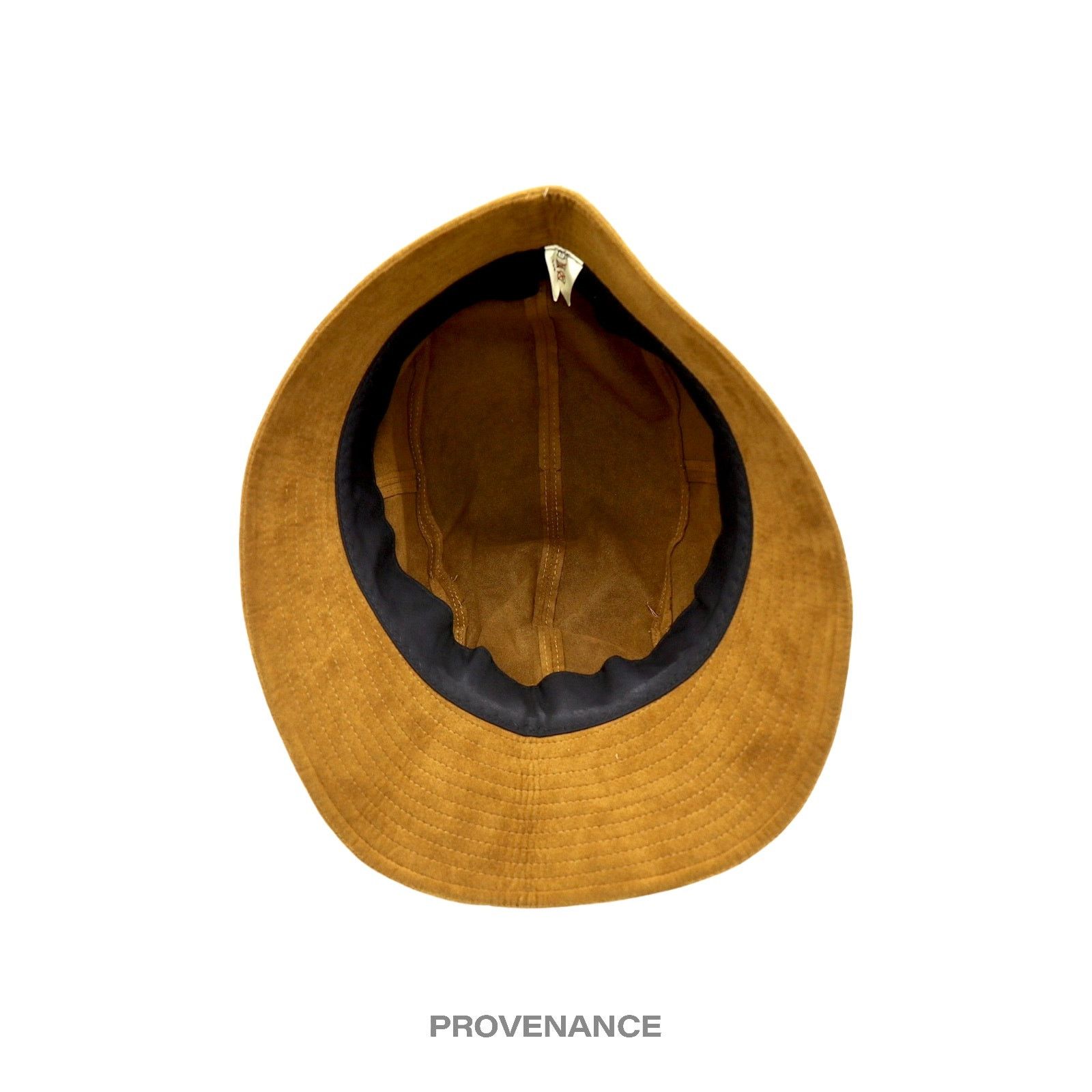 Givenchy 🔴 Givenchy Asymmetric Bucket Hat - Brown Acorn Microsuede Size ONE SIZE - 7 Thumbnail