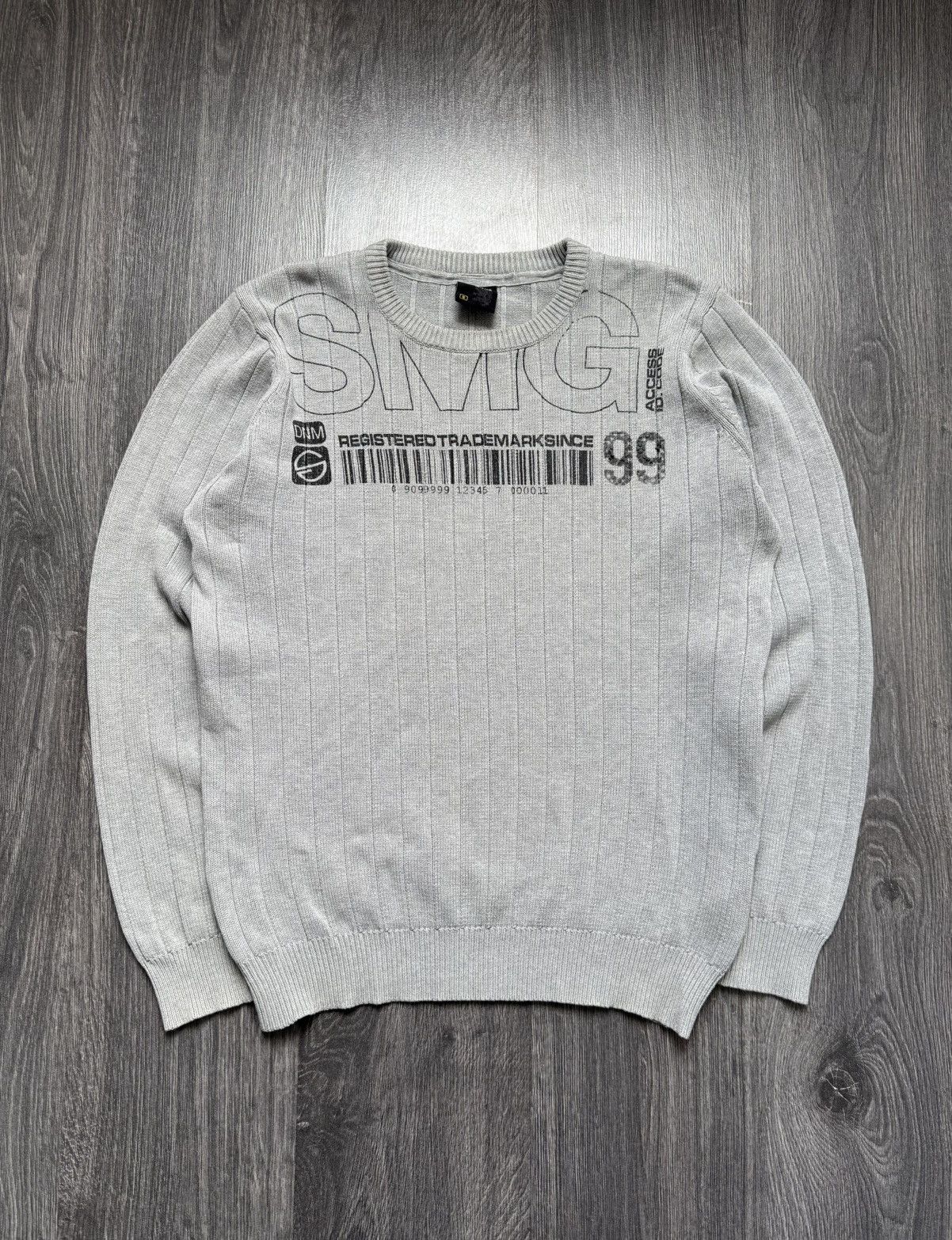 Japanese Brand Y2K Smog Dolce Gabbana / Diesel Style Avantgarde Sweater Size US S / EU 44-46 / 1 - 1 Thumbnail