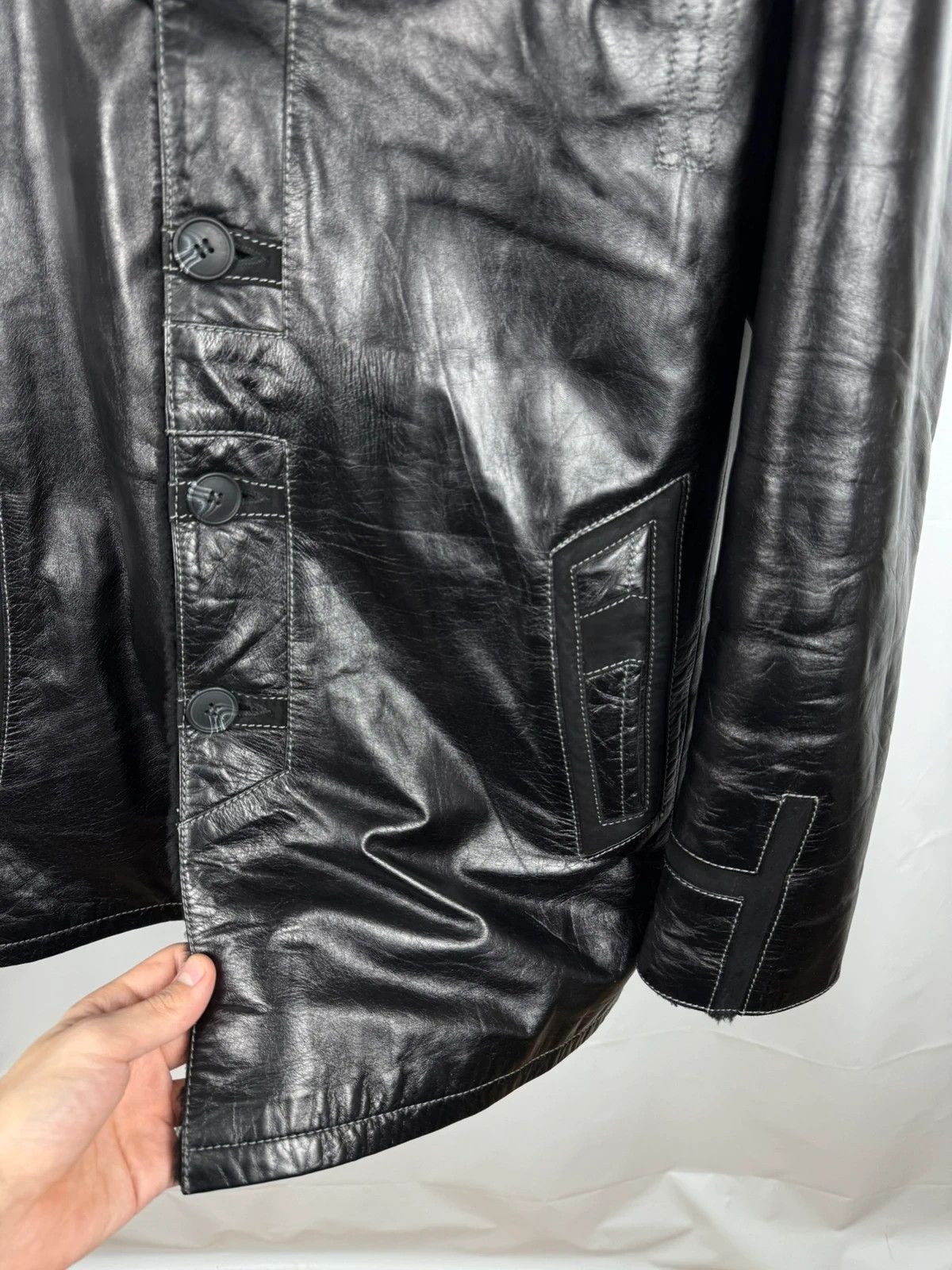 Other Ambrossio Genuine Leather Men Coat Warm size 50 Size US M / EU 48-50 / 2 - 10 Thumbnail