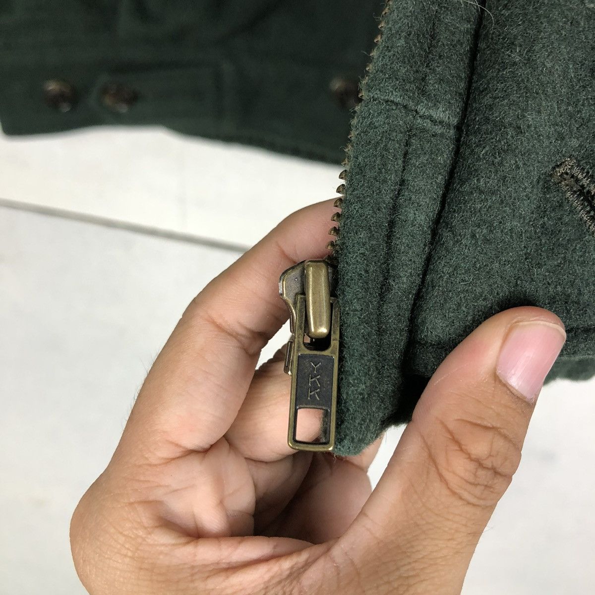 Vintage 🔥VINTAGE WOOL BOMBER JACKET INTERMEZZO JAPAN MADE Size US L / EU 52-54 / 3 - 16 Thumbnail