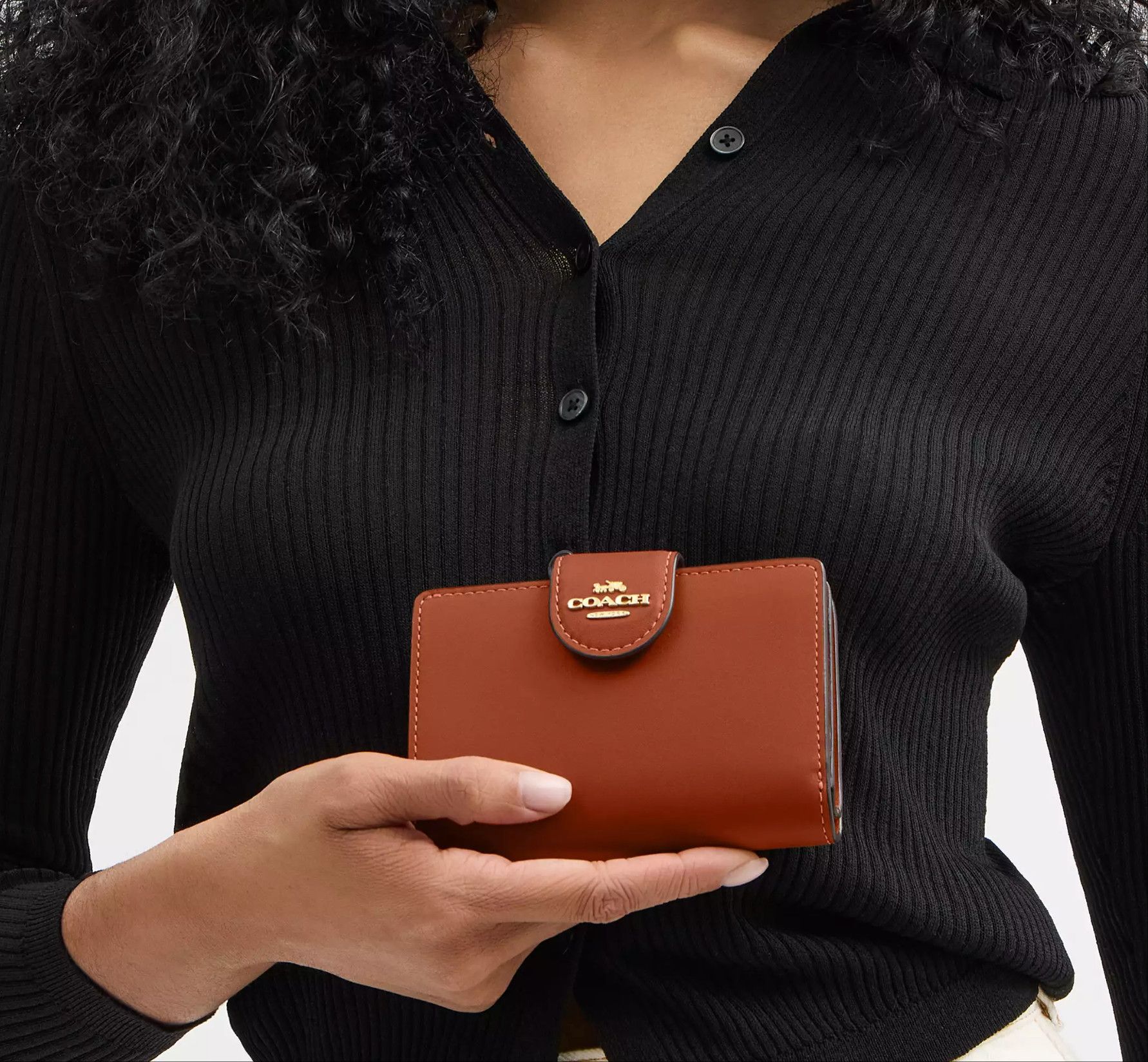 Coach Medium Corner Zip Wallet CBO32 Size ONE SIZE - 7 Thumbnail