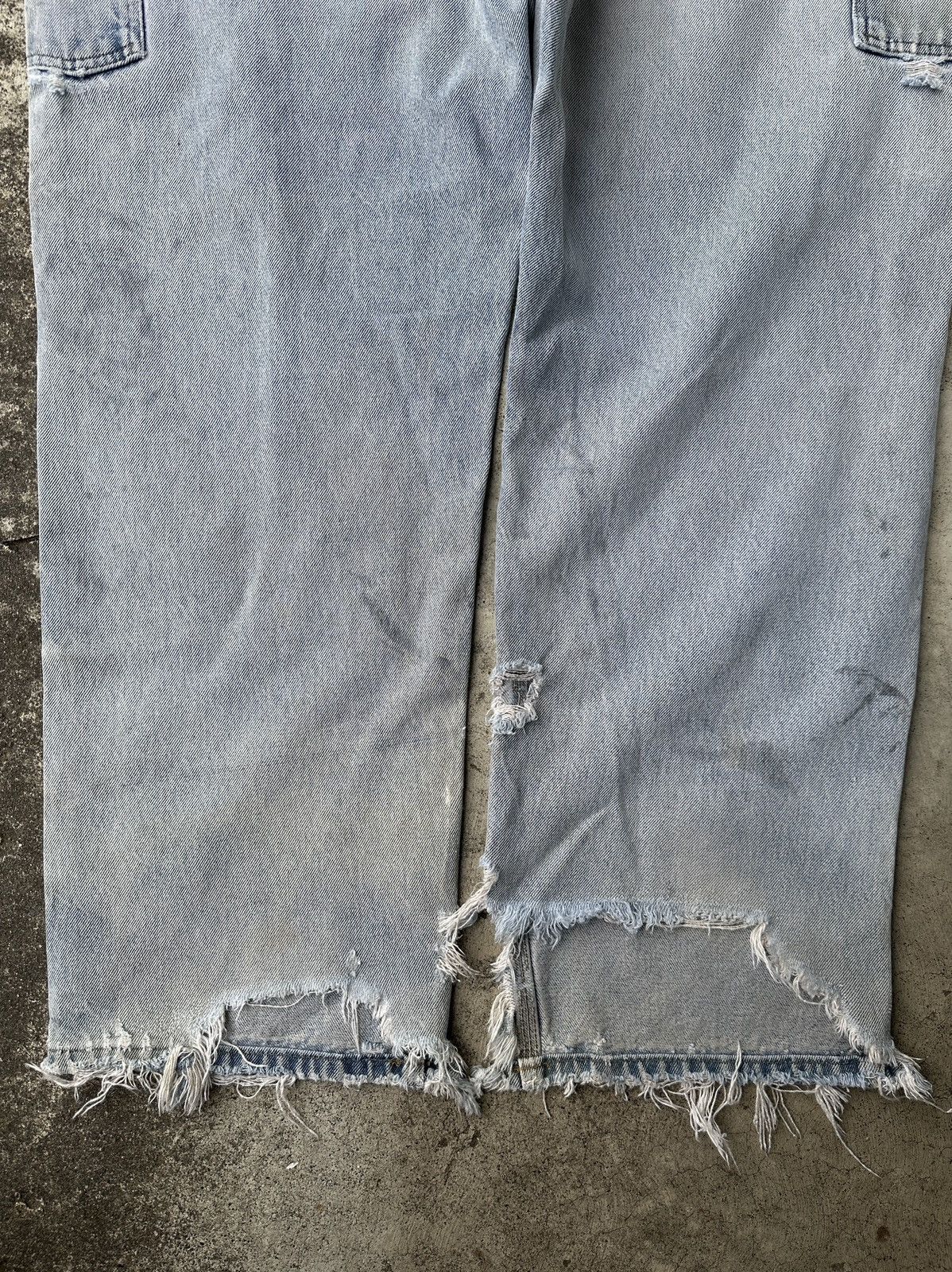 Carhartt Trashed Stonewash Doubleknee Dungaree Carpenter work pant Size US 42 / EU 58 - 7 Thumbnail
