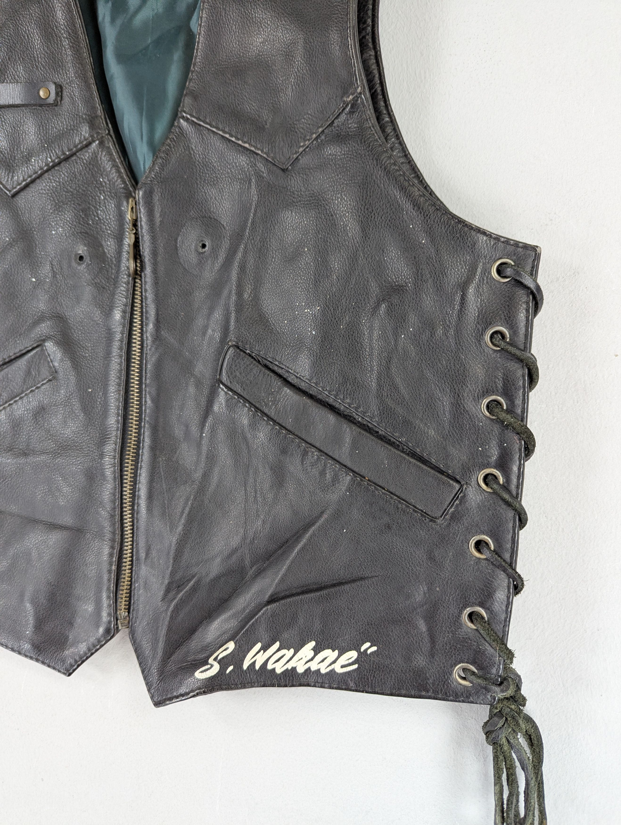 Harley Davidson Vintage Echtes Leder Harley Davidson Vest Leather Jacket Size US S / EU 44-46 / 1 - 5 Thumbnail