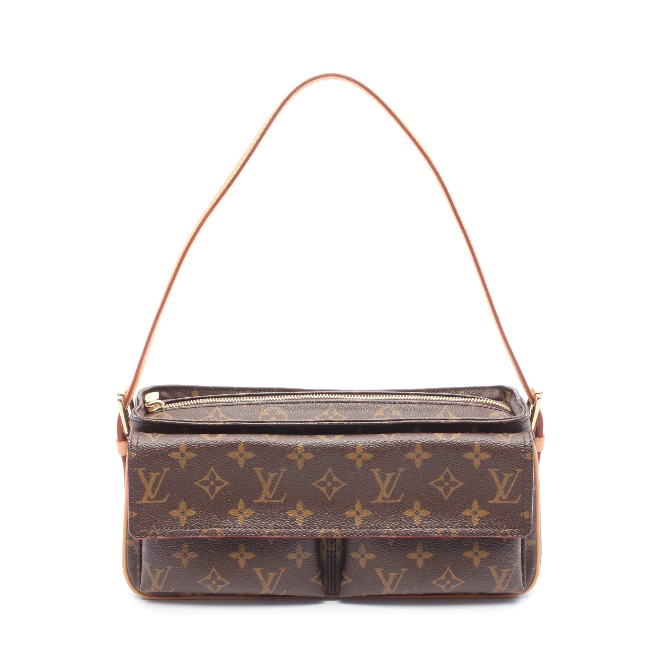 Louis Vuitton Louis Vuitton Vivacite Mm Monogram Shoulder Bag Leather Brown Size ONE SIZE - 1 Thumbnail