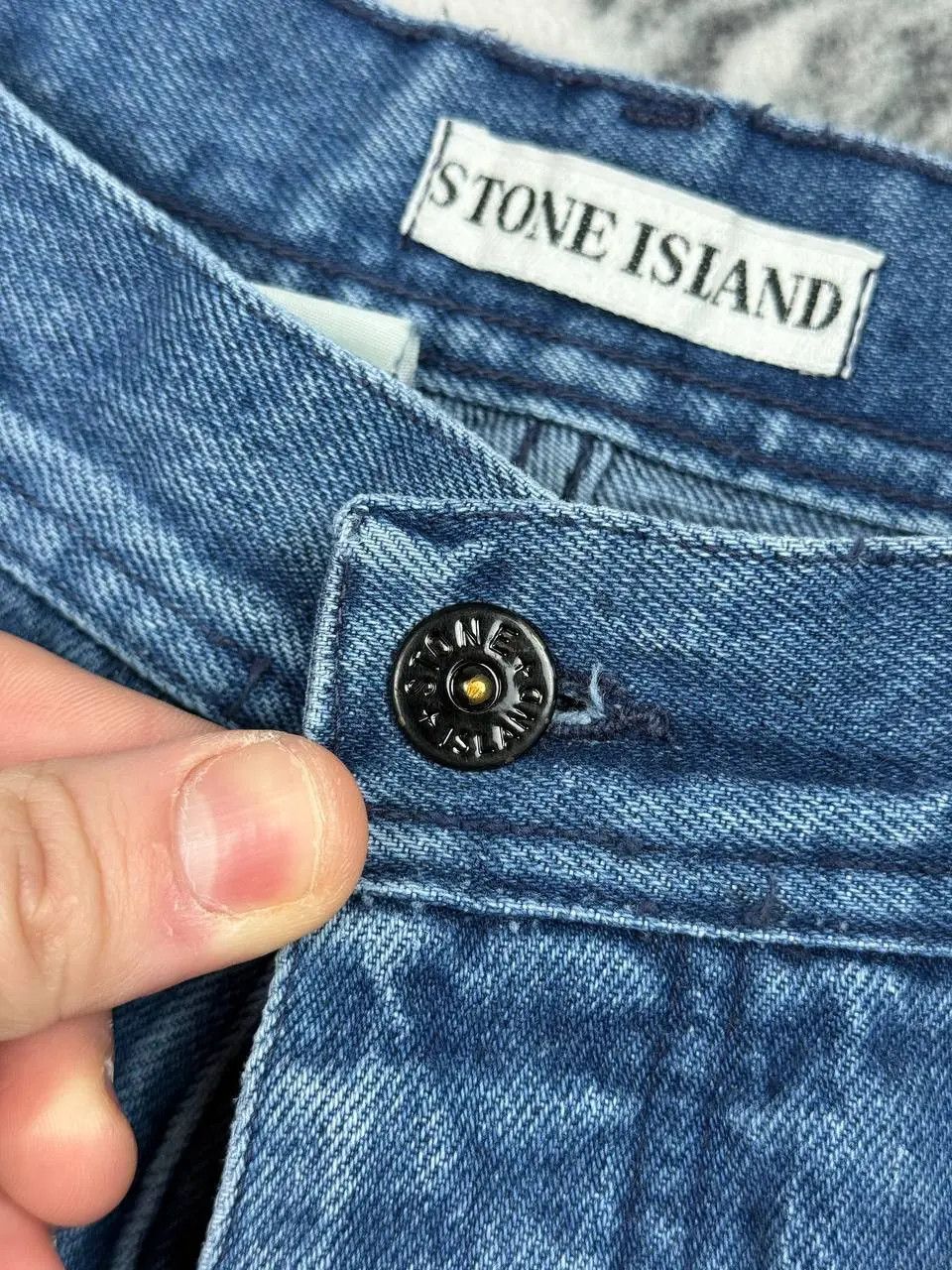 Stone Island Vintage Stone Island Denim Baggy Jeans 90s Archive Size US 32 / EU 48 - 5 Thumbnail