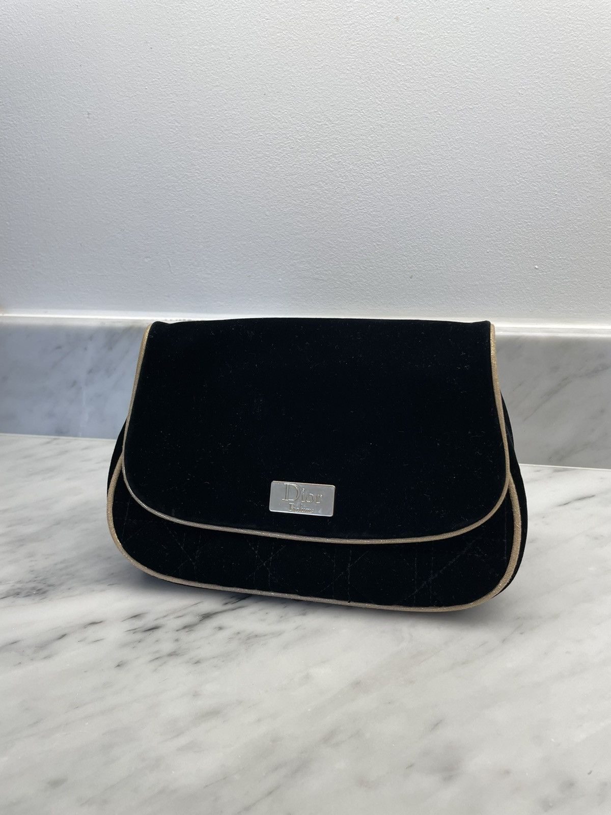Dior Black Dior parfums cosmetic bag pouch beauty Size ONE SIZE - 1 Thumbnail