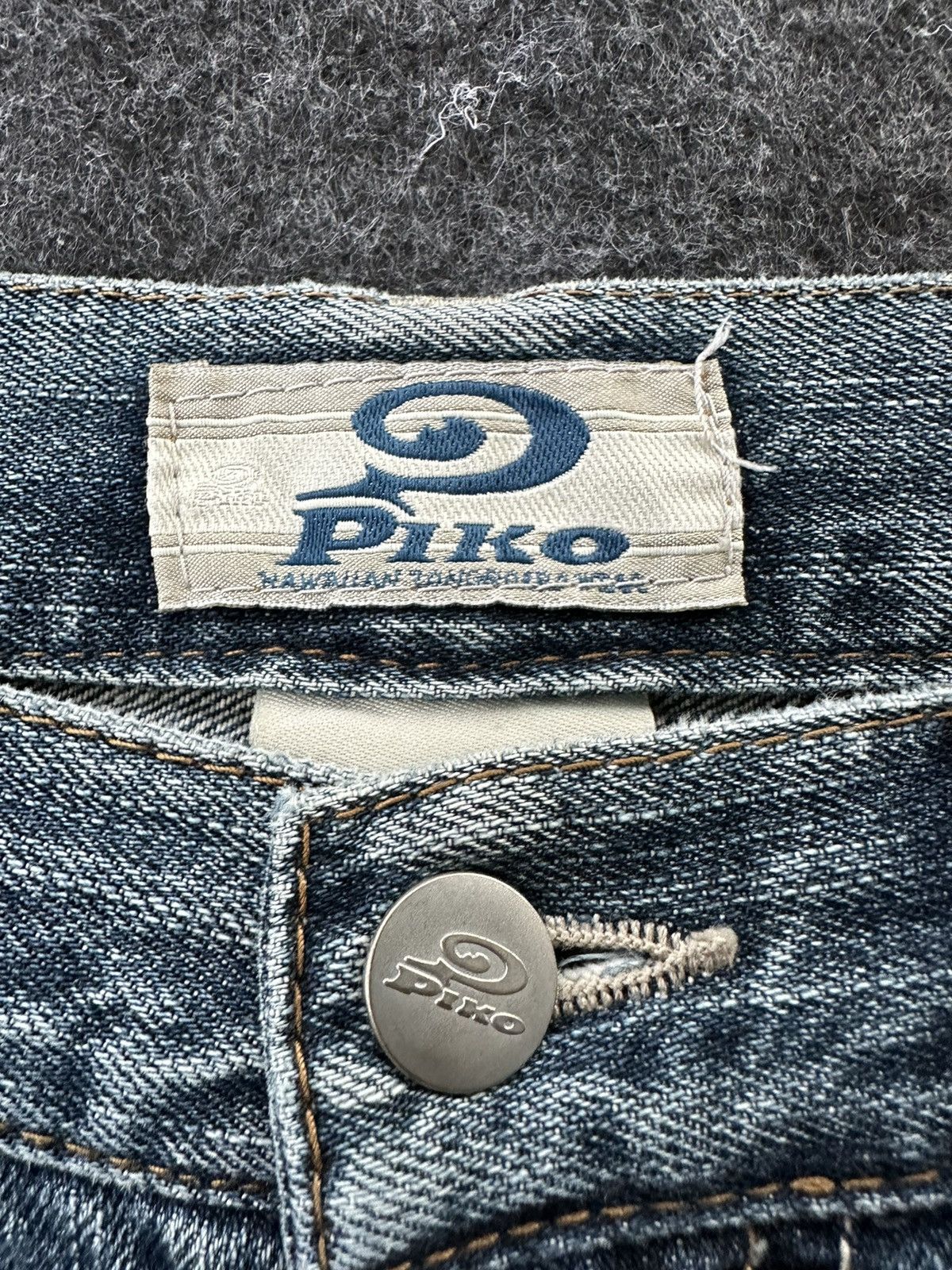 JNCO Piko Hawaiian Longboard Baggy Vintage Denim D418 Size US 30 / EU 46 - 11 Thumbnail