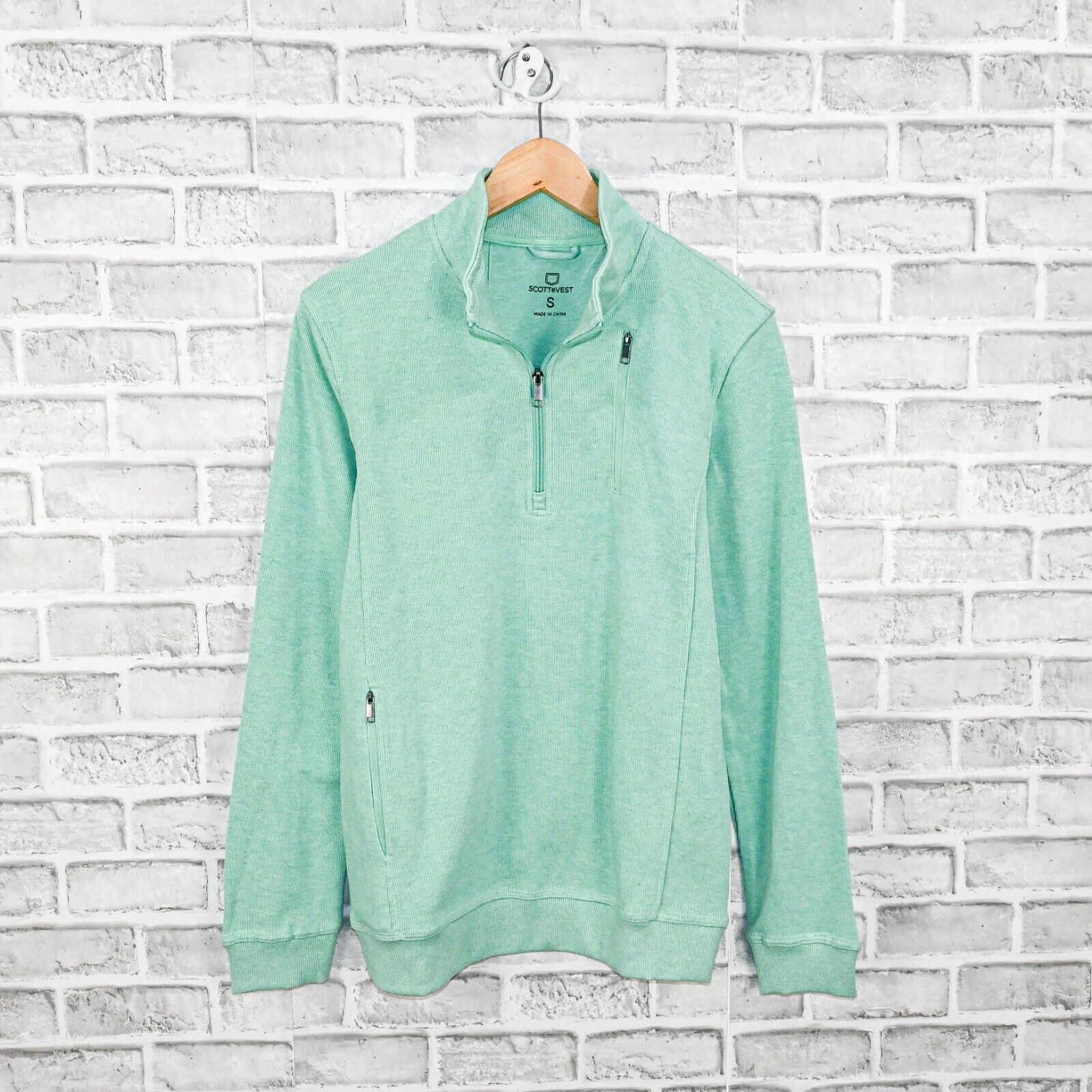 SCOTTeVEST SCOTTeVEST Weekender 2 Pocket 1/4 zip pullover sweater S Size S / US 4 / IT 40 - 1 Thumbnail