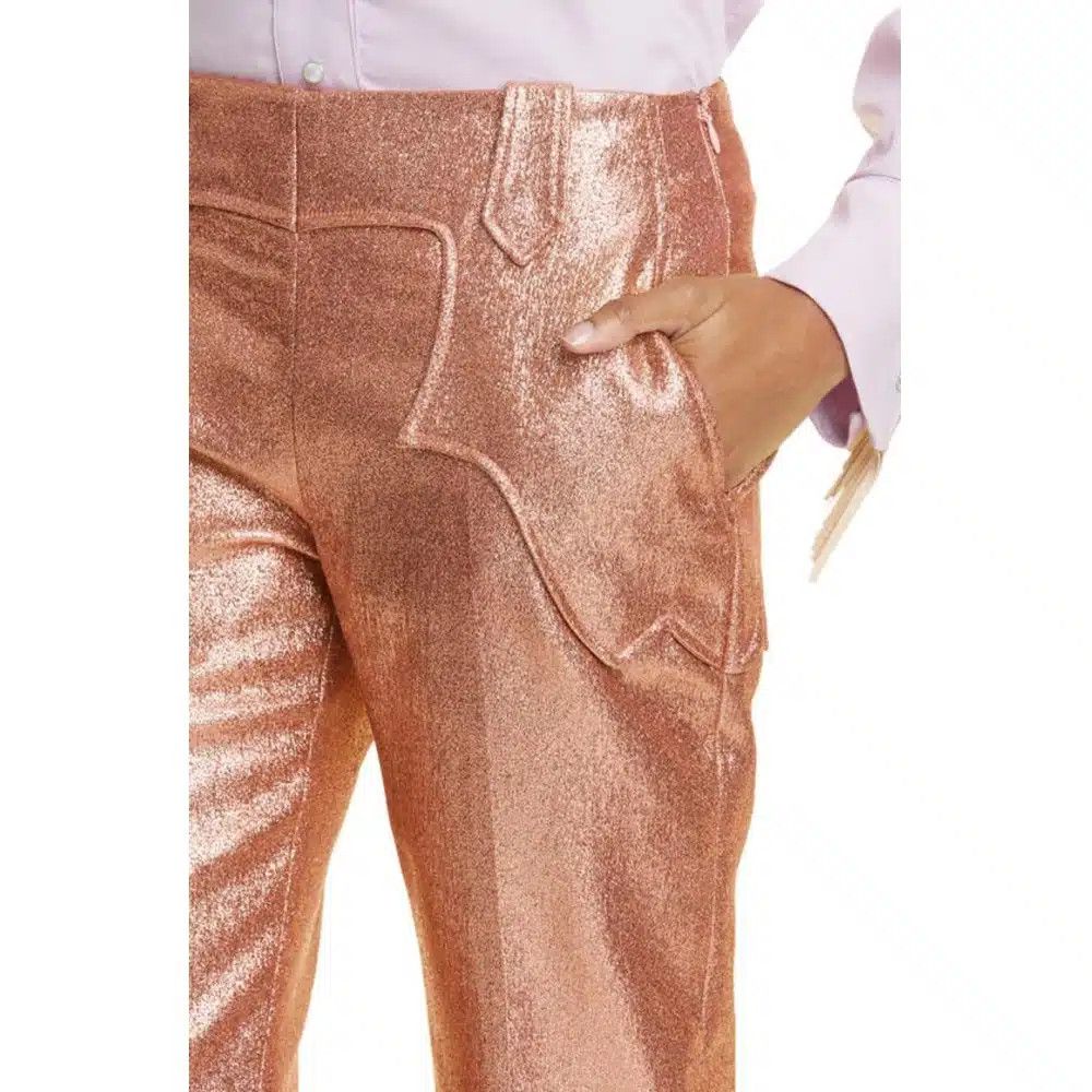 Tom Ford o1loc1c0325 PAW524 Iridescent Sable’ Western Pant Size 26" / US 2 / IT 38 - 3 Thumbnail