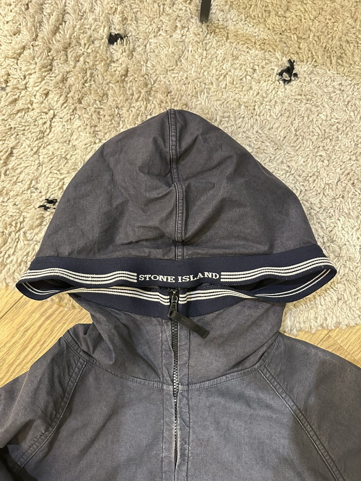 Stone Island Stone Island Zip Up Wax Jacket Size US L / EU 52-54 / 3 - 3 Thumbnail