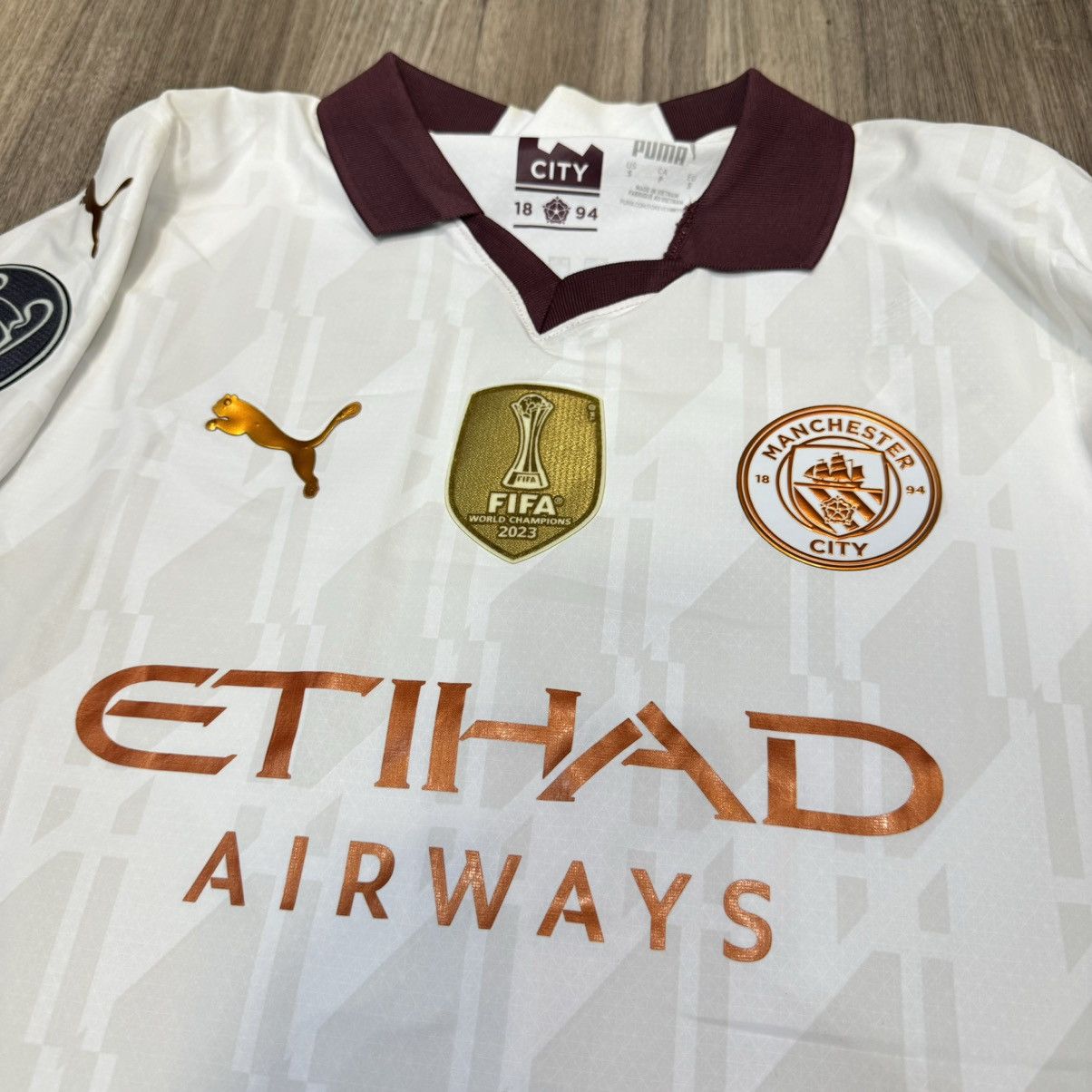 Puma Manchester City 23/24 player issue away shirt #19 J.Alvarez Size US S / EU 44-46 / 1 - 3 Thumbnail