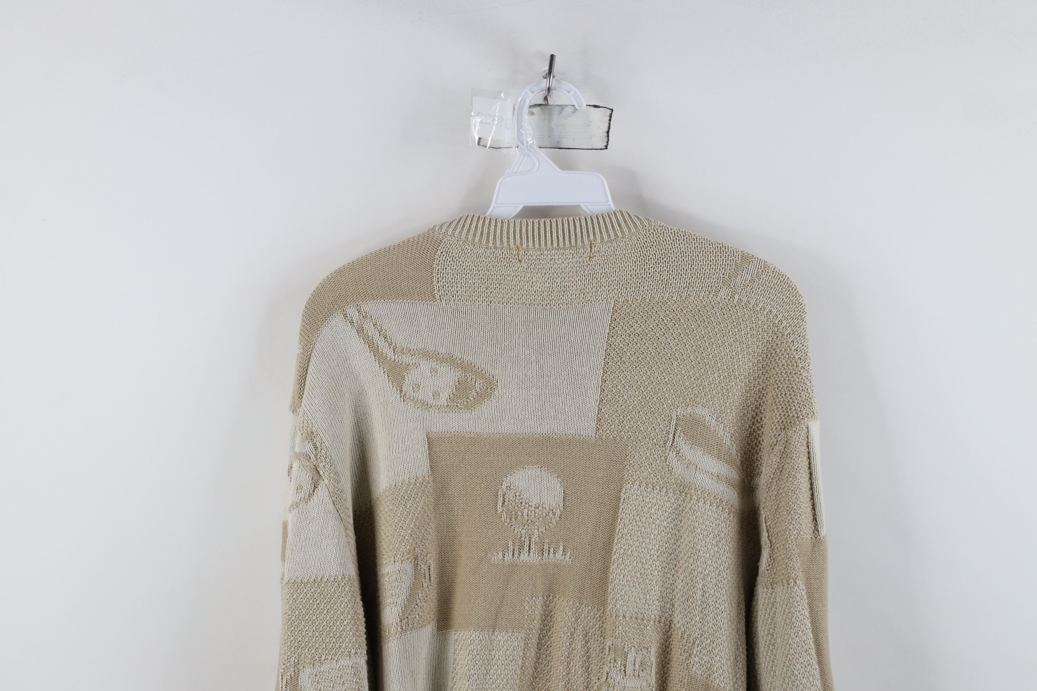 Vintage Vintage 90s Streetwear Golf All Over Print Knit Sweater Size US L / EU 52-54 / 3 - 11 Thumbnail