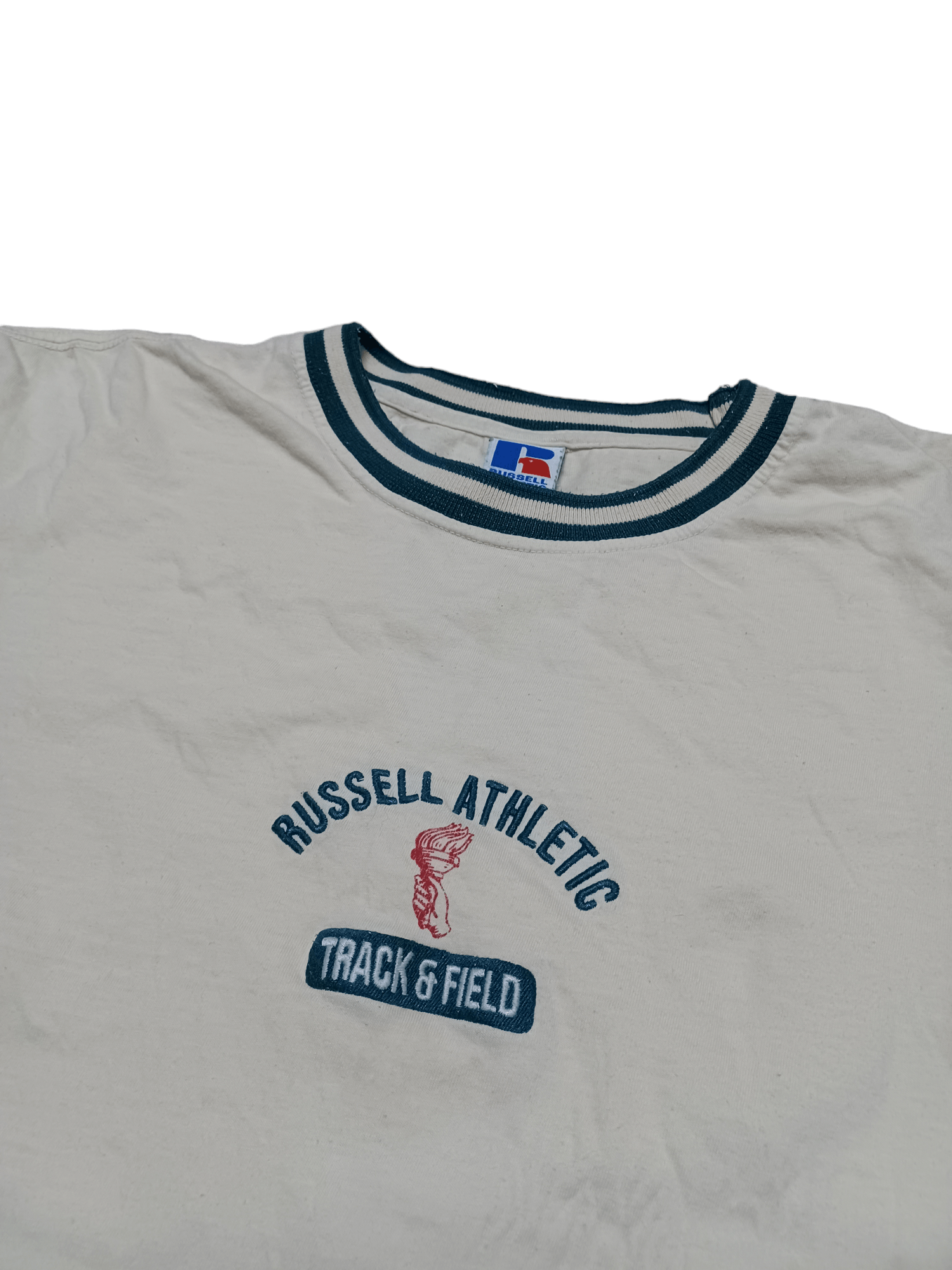 Russell Athletic RUSSEL ATHLETIC VINTAGE 90S EMBROIDERED BIGLOGO TEE Size US L / EU 52-54 / 3 - 3 Thumbnail
