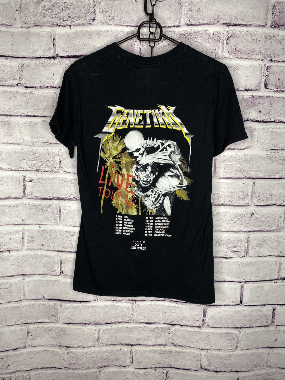 Band Tees Men's T-Shirt Genetikk Fuck Live Tour Outta This World Tee Size US S / EU 44-46 / 1 - 1 Thumbnail