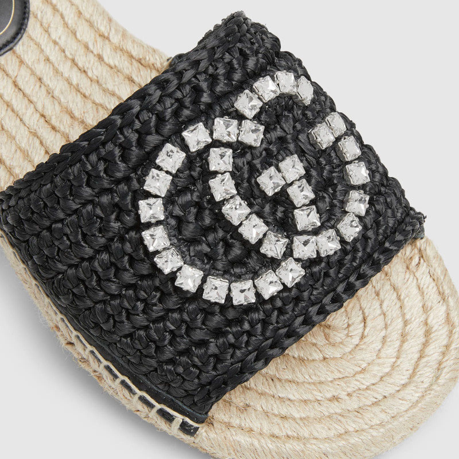 Gucci Gucci Crystal Interlocking G Espadriles Size US 5 / IT 35 - 3 Thumbnail