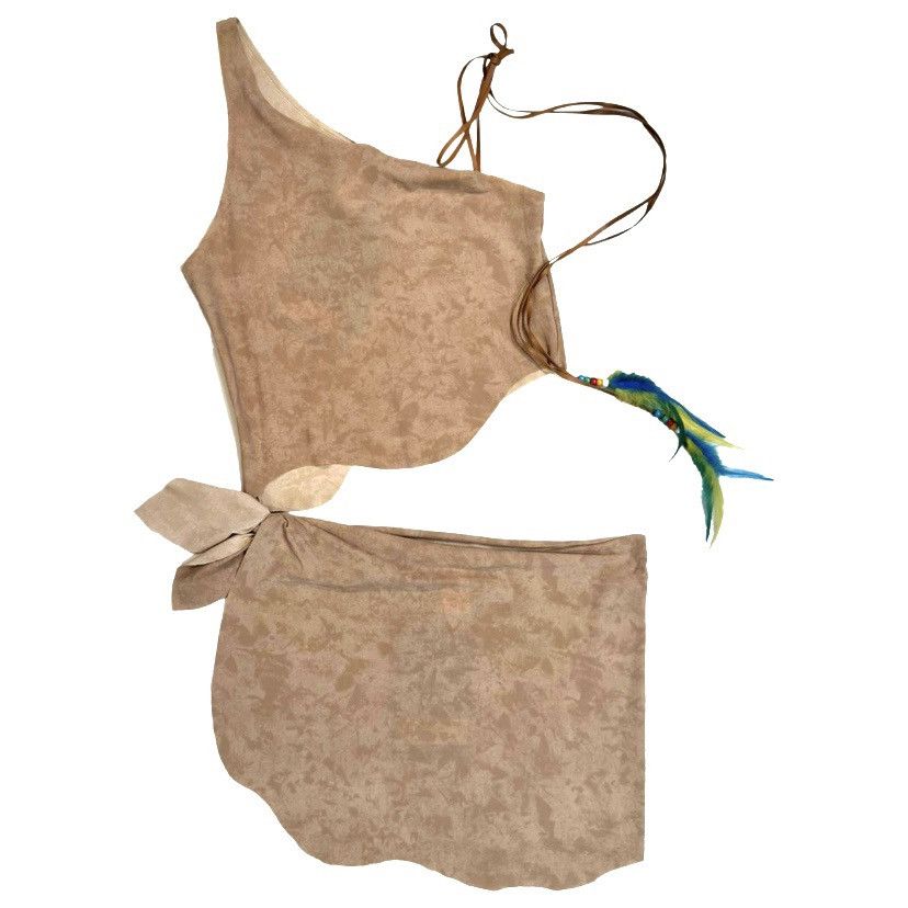 Dolce & Gabbana Dolce& Gabbana top e gonna in lycra con piume. Size XS / US 0-2 / IT 36-38 - 1 Thumbnail