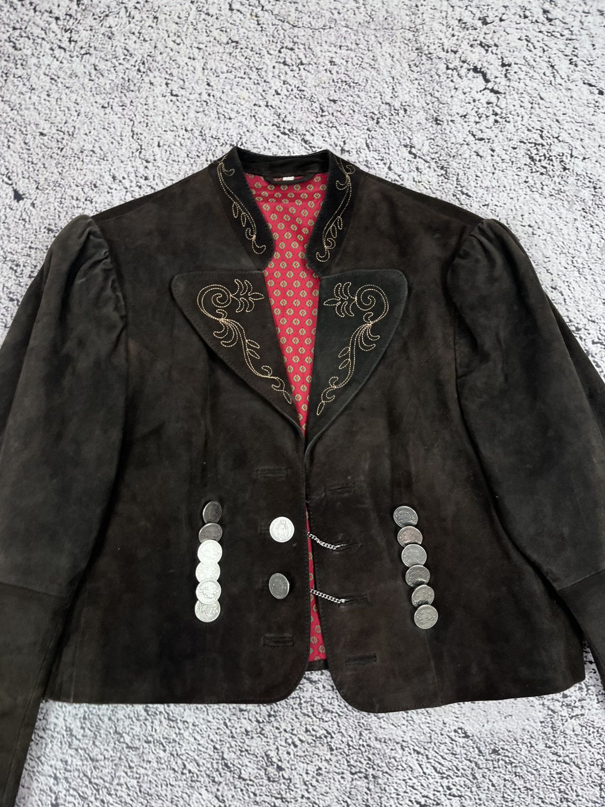 Genuine Leather Vintage Y2K Brown Leather Retro Jacket Military size M Size M / US 6-8 / IT 42-44 - 4 Thumbnail