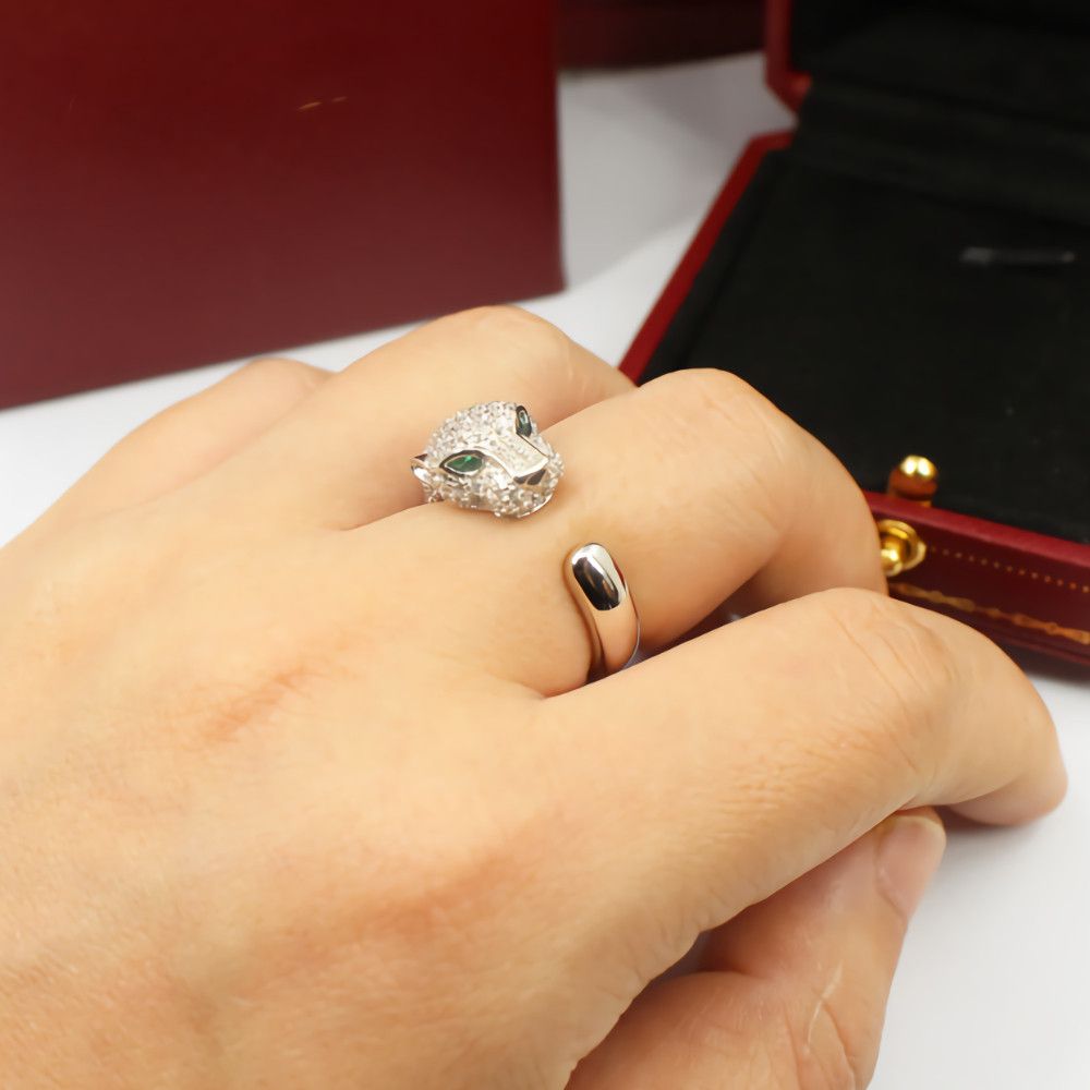 Japanese Brand × Jewelry Leopard Head Ring Size ONE SIZE - 3 Thumbnail