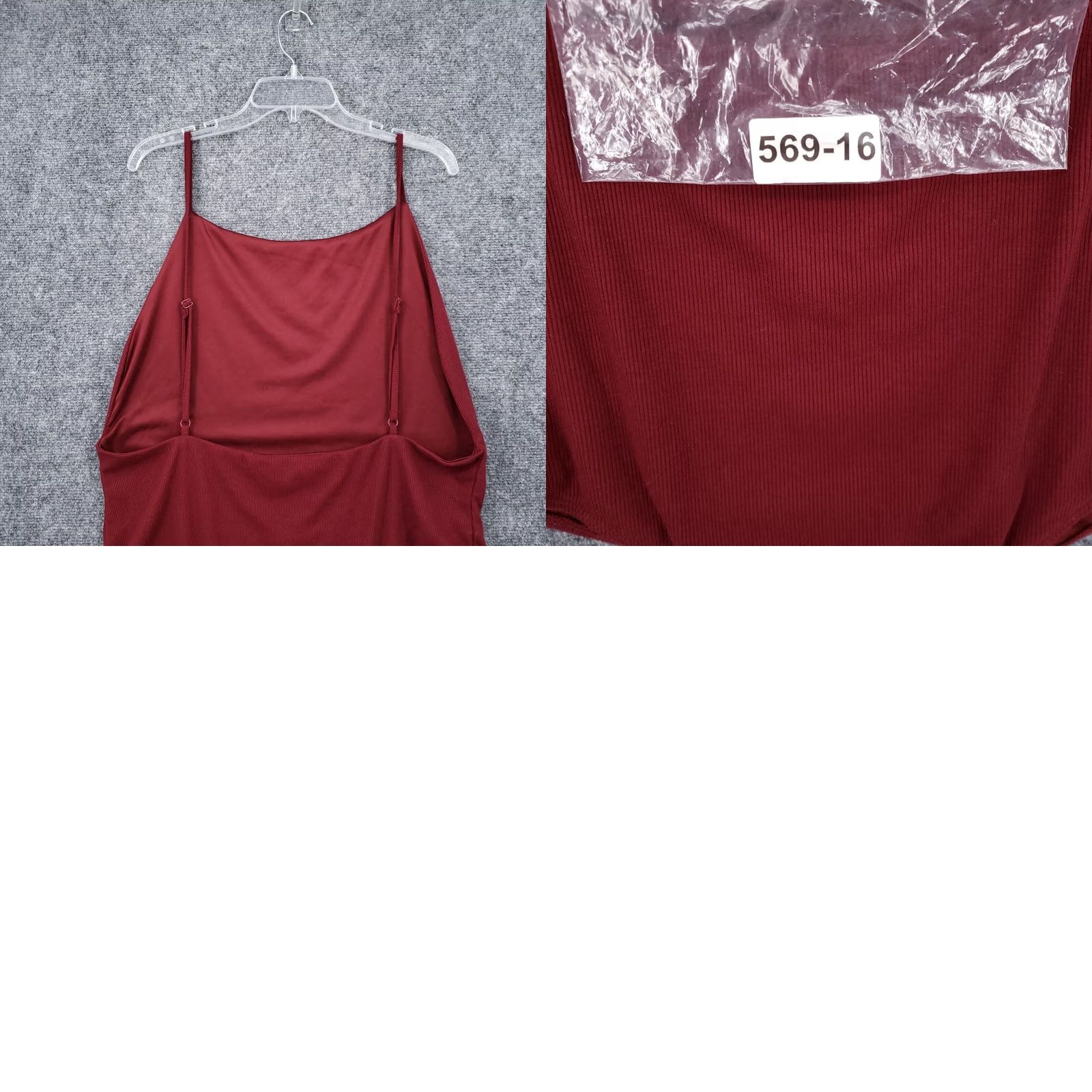 Vintage Showpo Bodysuit Womens 16 Red Shapewear Ribbed Low Back One Piece Knit Slimming Adjustable Strap Womens 16 Shapewear Size XXL / US 16-18 / IT 52-54 - 9 Thumbnail