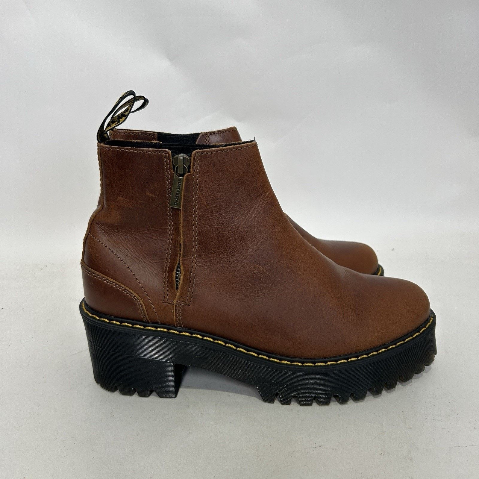 Dr. Martens Dr. Martens Rometty II Platform Zip-Up Chelsea Boots “Brown” Size US 9 / IT 39 - 4 Thumbnail