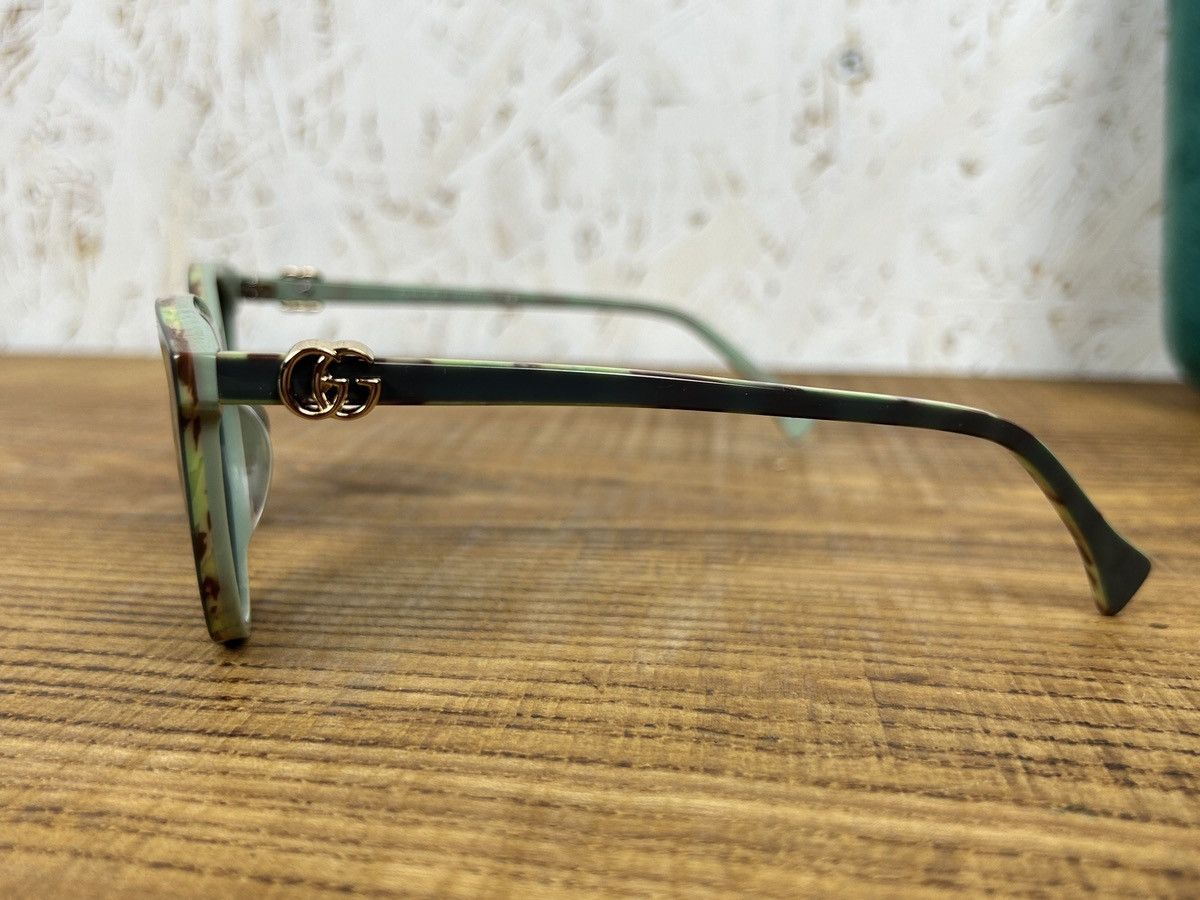 Gucci Gucci Cat Eye Sunglasses GG1136 C7 Green Size ONE SIZE - 5 Thumbnail