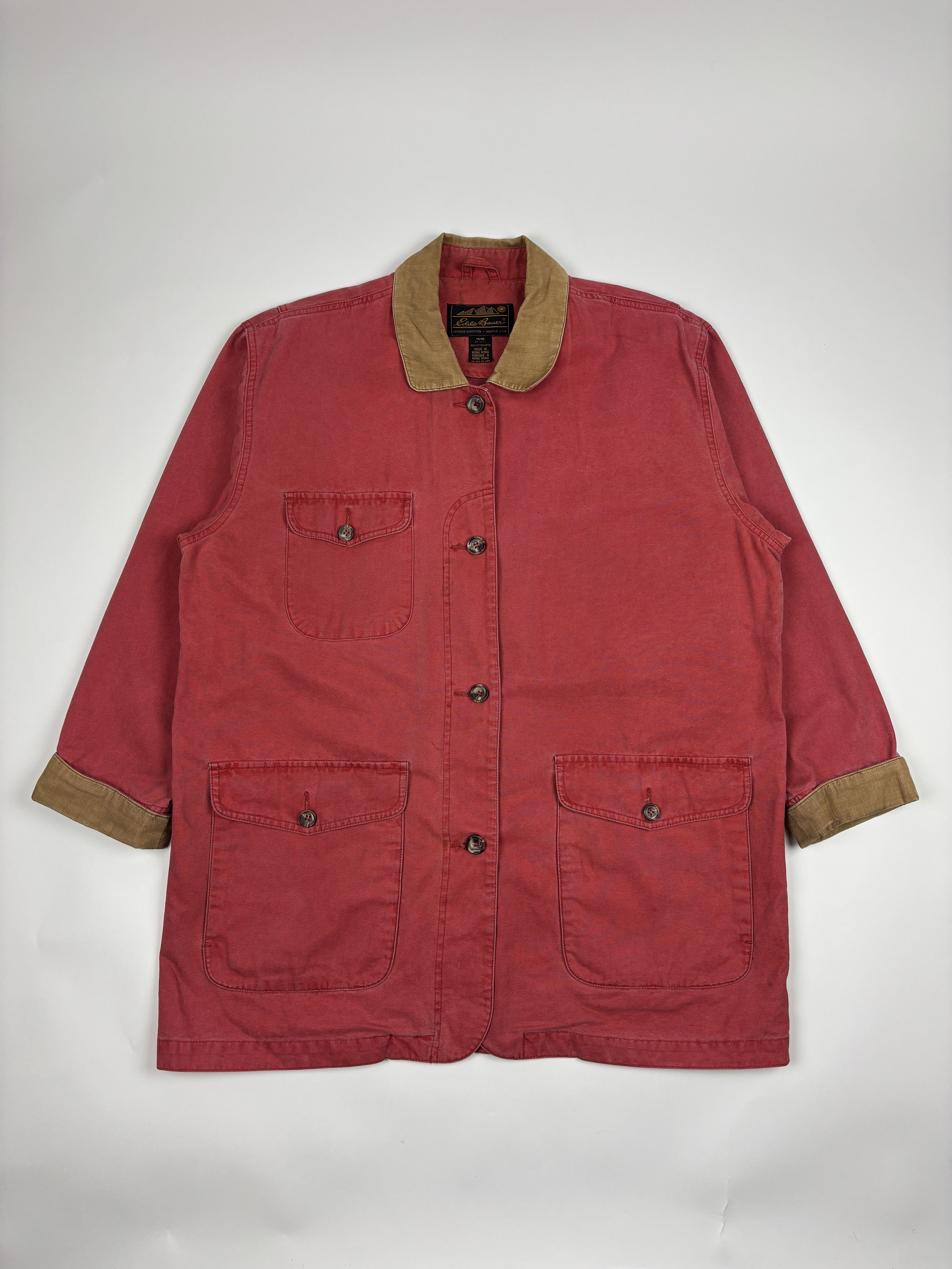 Eddie Bauer Vintage Eddie Bauer Barn Chore Field Jacket Red M Size US M / EU 48-50 / 2 - 1 Thumbnail