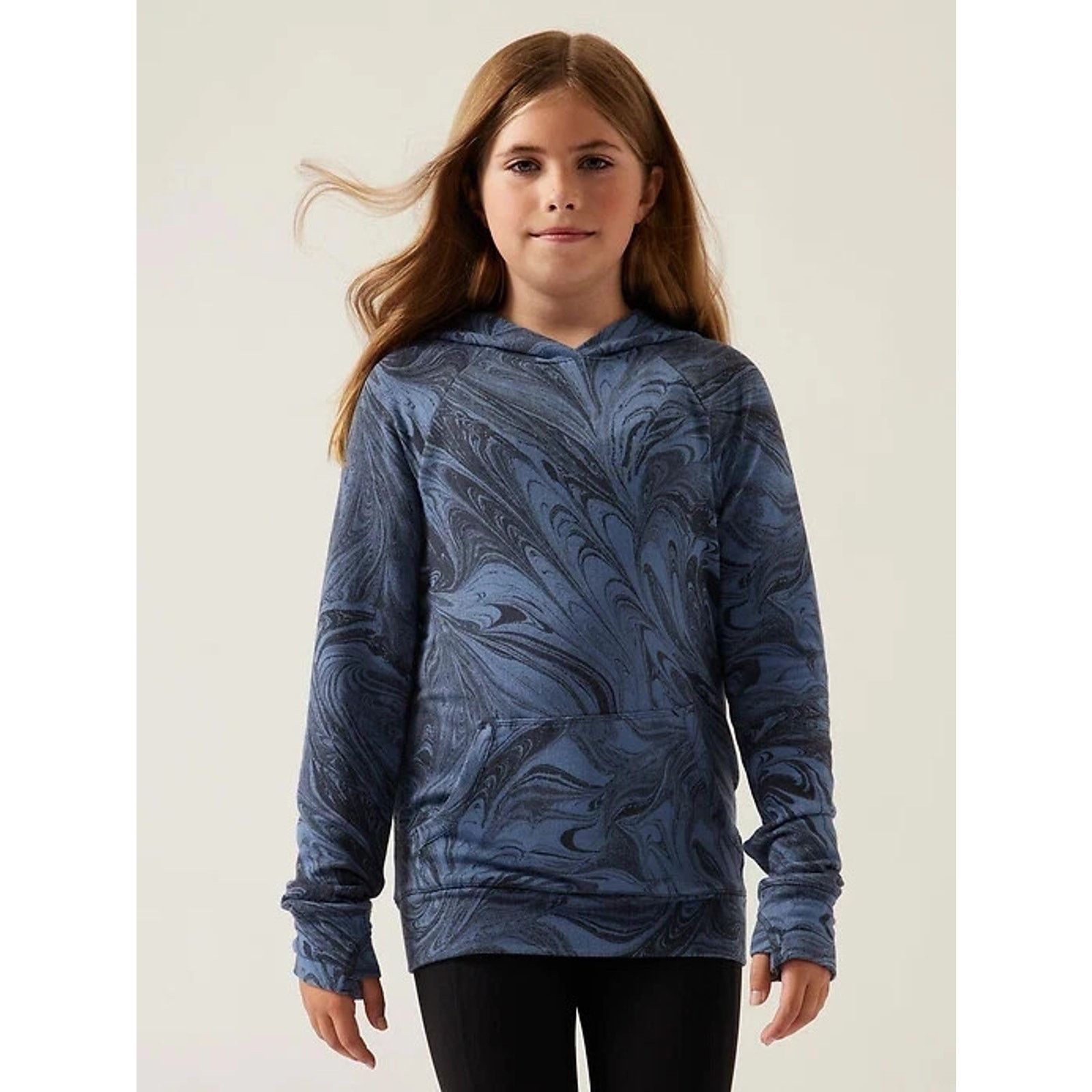 Athleta Athleta Girl jumpsuit MARBLE BLUE 8-10 Years A003224 Size 24" / US 00 / IT 34 - 2 Thumbnail