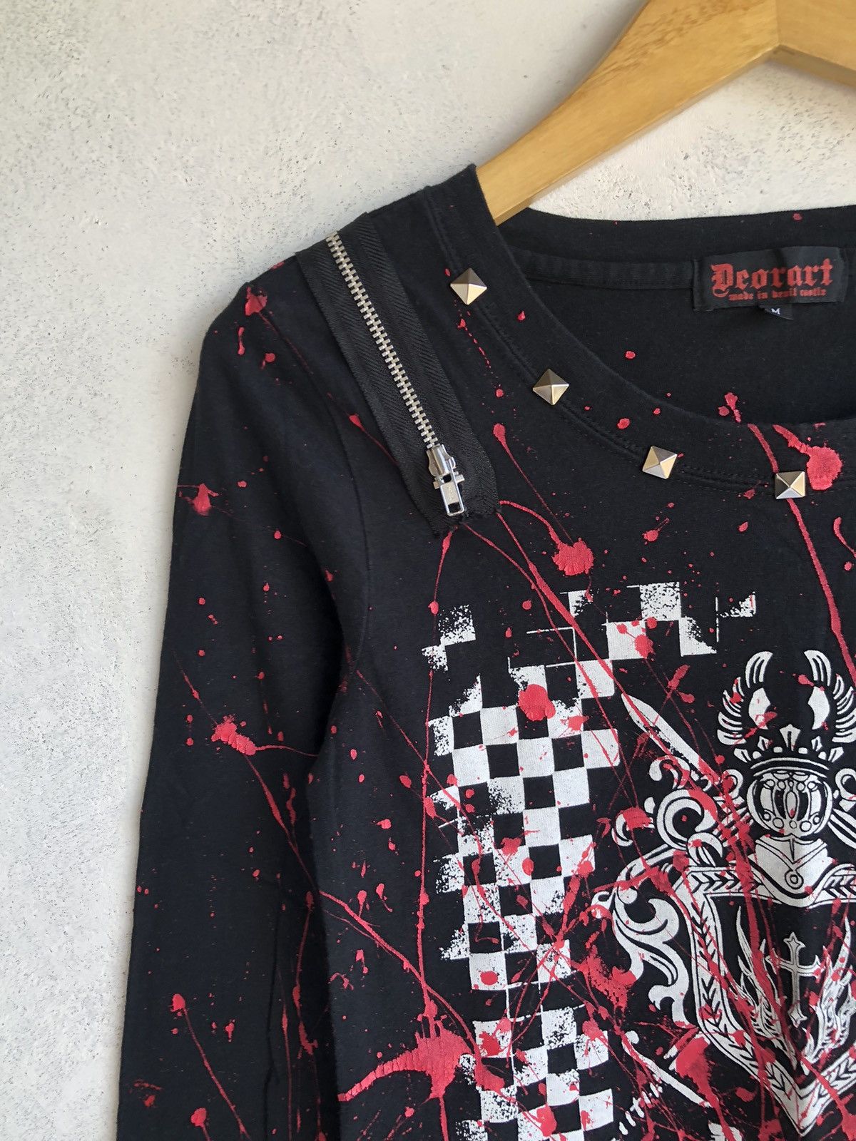 14th Addiction Japan studded Distressed Zipper Rock Punk Style Size US M / EU 48-50 / 2 - 5 Thumbnail
