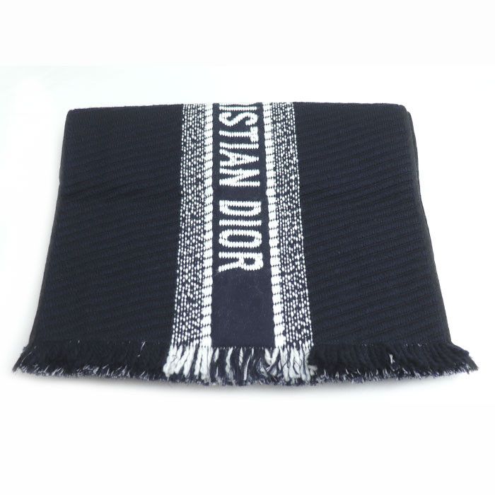 Dior Dior Dior Logo Oblique Wool Silk Scarf Others Scarf 31CDO301IXGS DUTY FREE for USA Size ONE SIZE - 1 Thumbnail