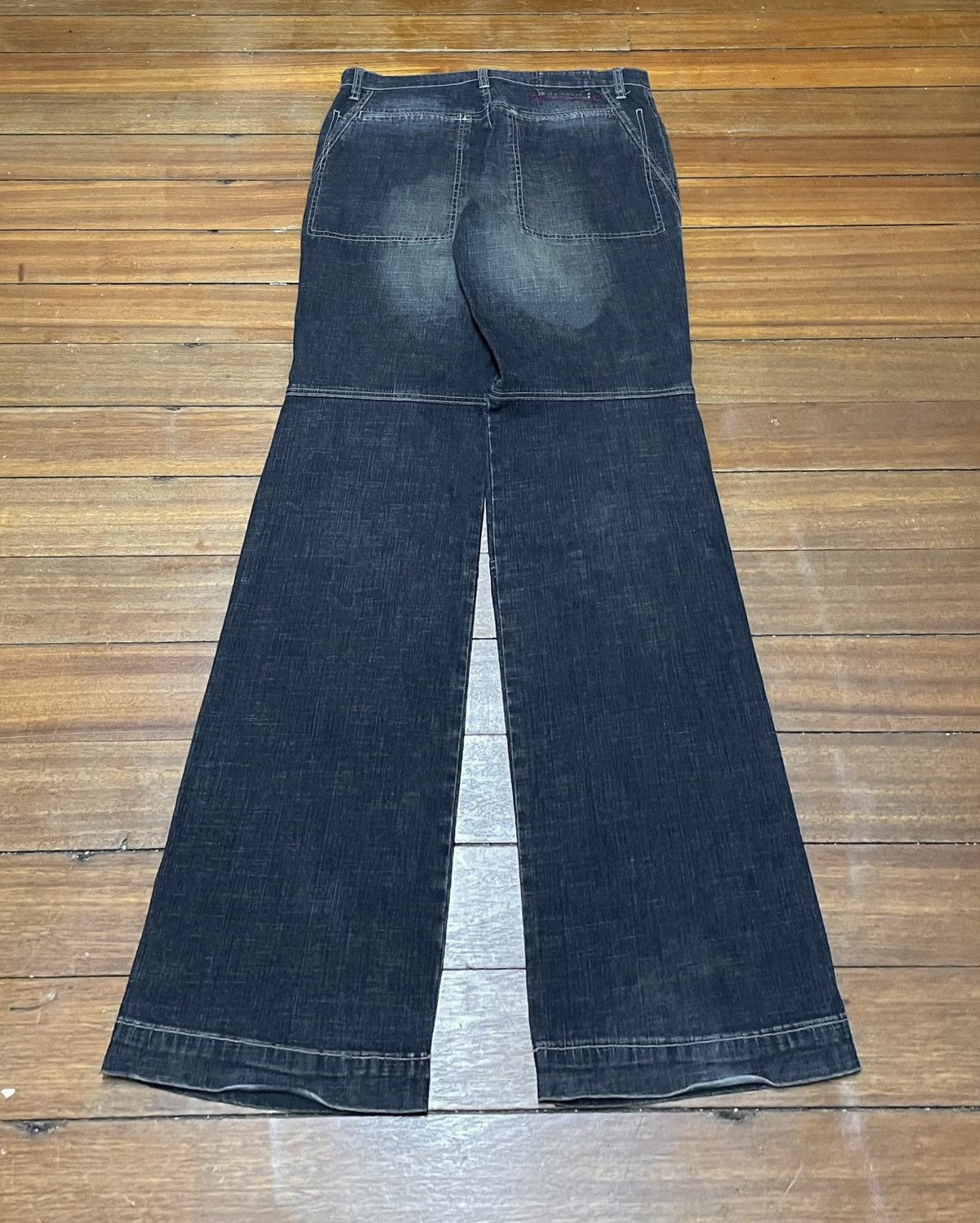 Marithe + Francois Girbaud Rare Design Vintage Marithe Francois Girbaud Jeans 1990s Size US 33 - 2 Thumbnail