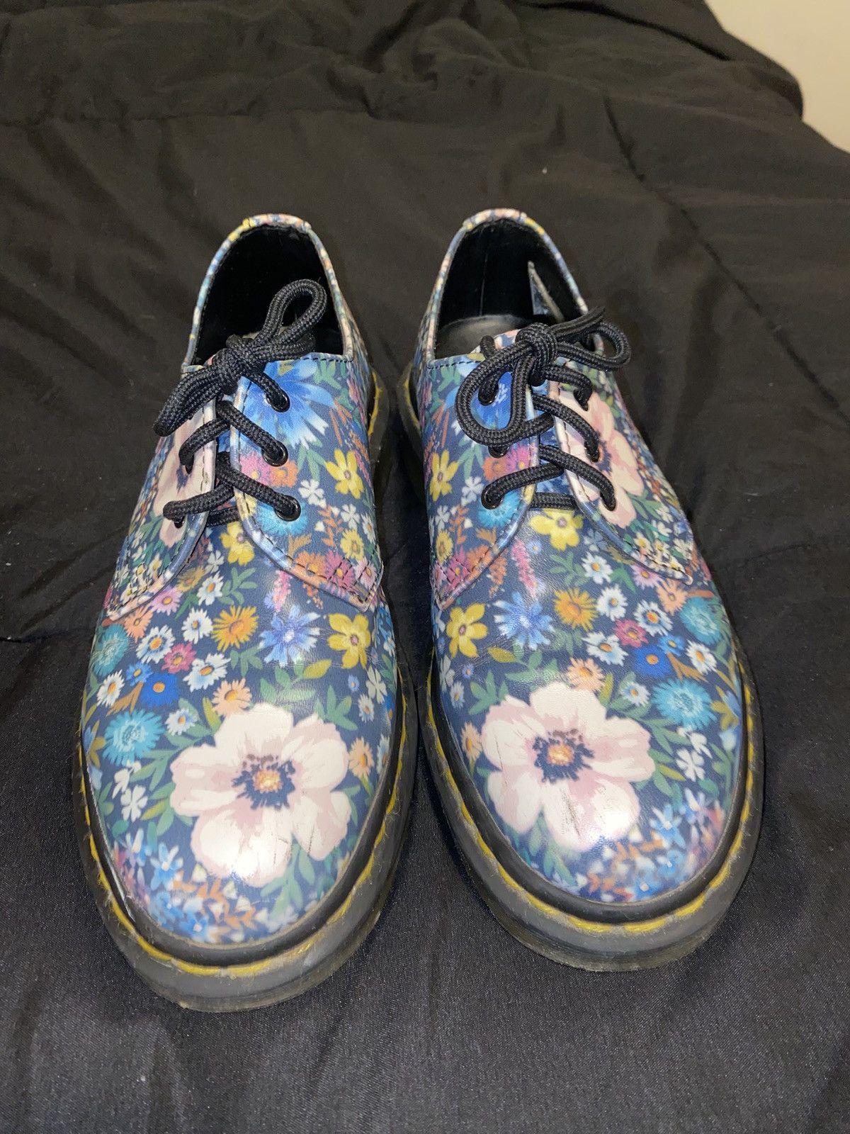 Other Doc marten oxford boot low top 1461WL flower print rare Size US 6 / IT 36 - 2 Thumbnail