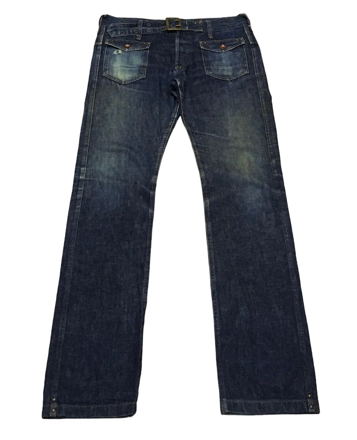 14th Addiction × Le Grande Bleu (L.G.B.) × Paul Smith Red Ear Rare Design Vintage Brand Paul Smith Red Ear Jeans 2000s Size US 36 / EU 52 - 1 Thumbnail