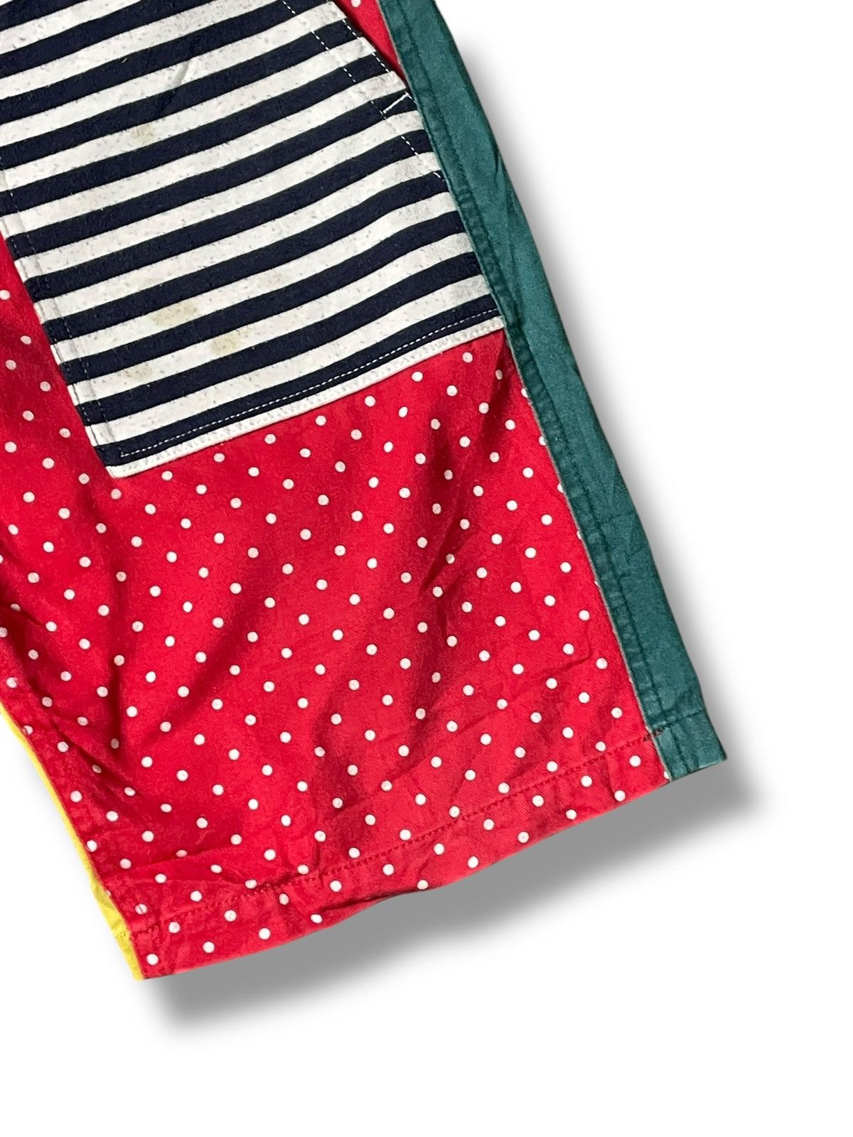 Designer × Japanese Brand UP Start Brand Colourblock Shorts (65) Size US 34 / EU 50 - 4 Thumbnail