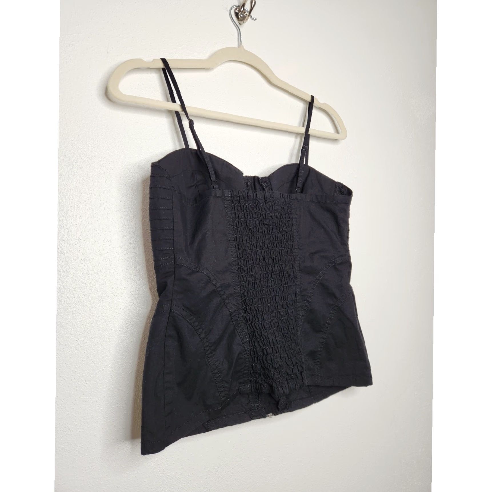 Vintage VINTAGE Candies Tank Top y2k Corset Bodice Style Zip Cami Black 9 Women Tank Top Gothic Emo Punk Padded Size M / US 6-8 / IT 42-44 - 5 Thumbnail