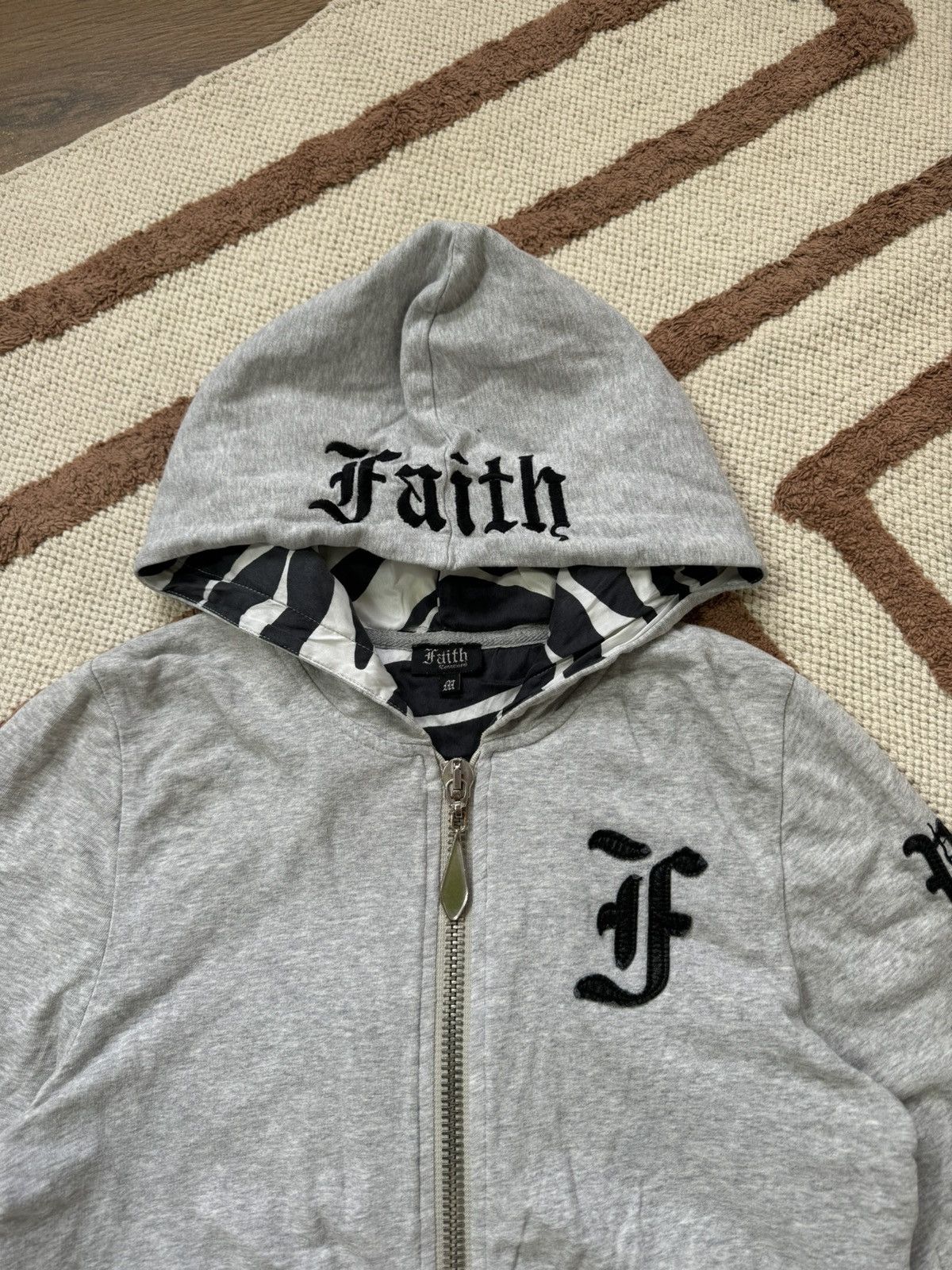 Faith Connexion FAITH CONNEXION CHROME HEARTS STYLE ZIP HOODIE Size M / US 6-8 / IT 42-44 - 4 Thumbnail