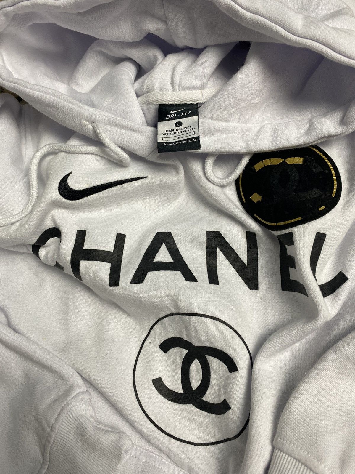 Chanel x nike hoodie best sale